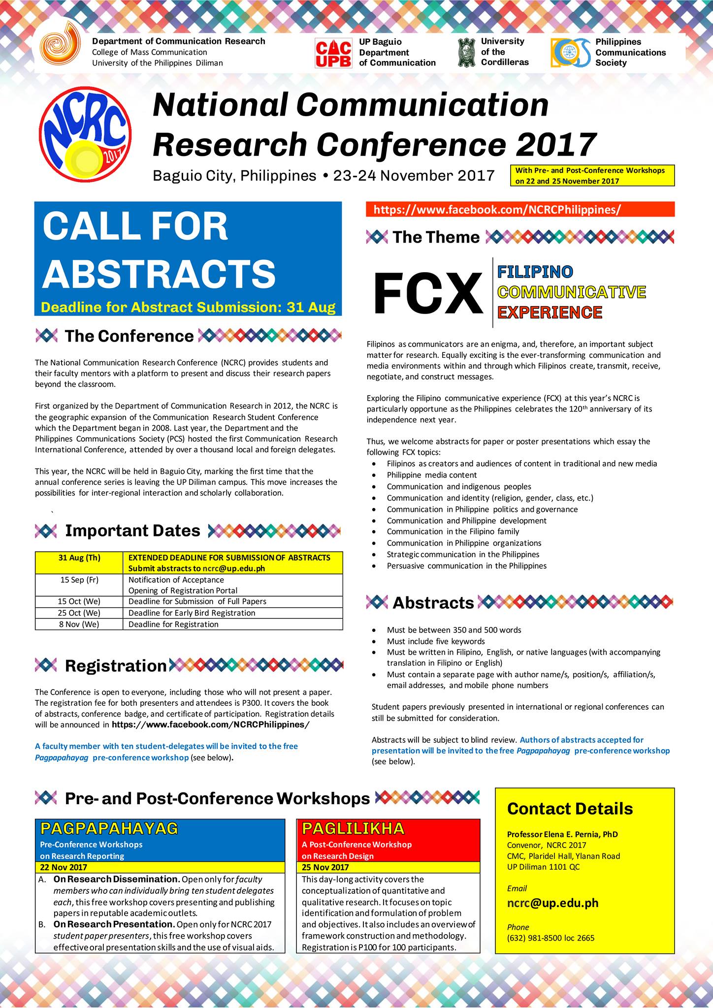 National Communication Research Conference 2014 | Quezon City