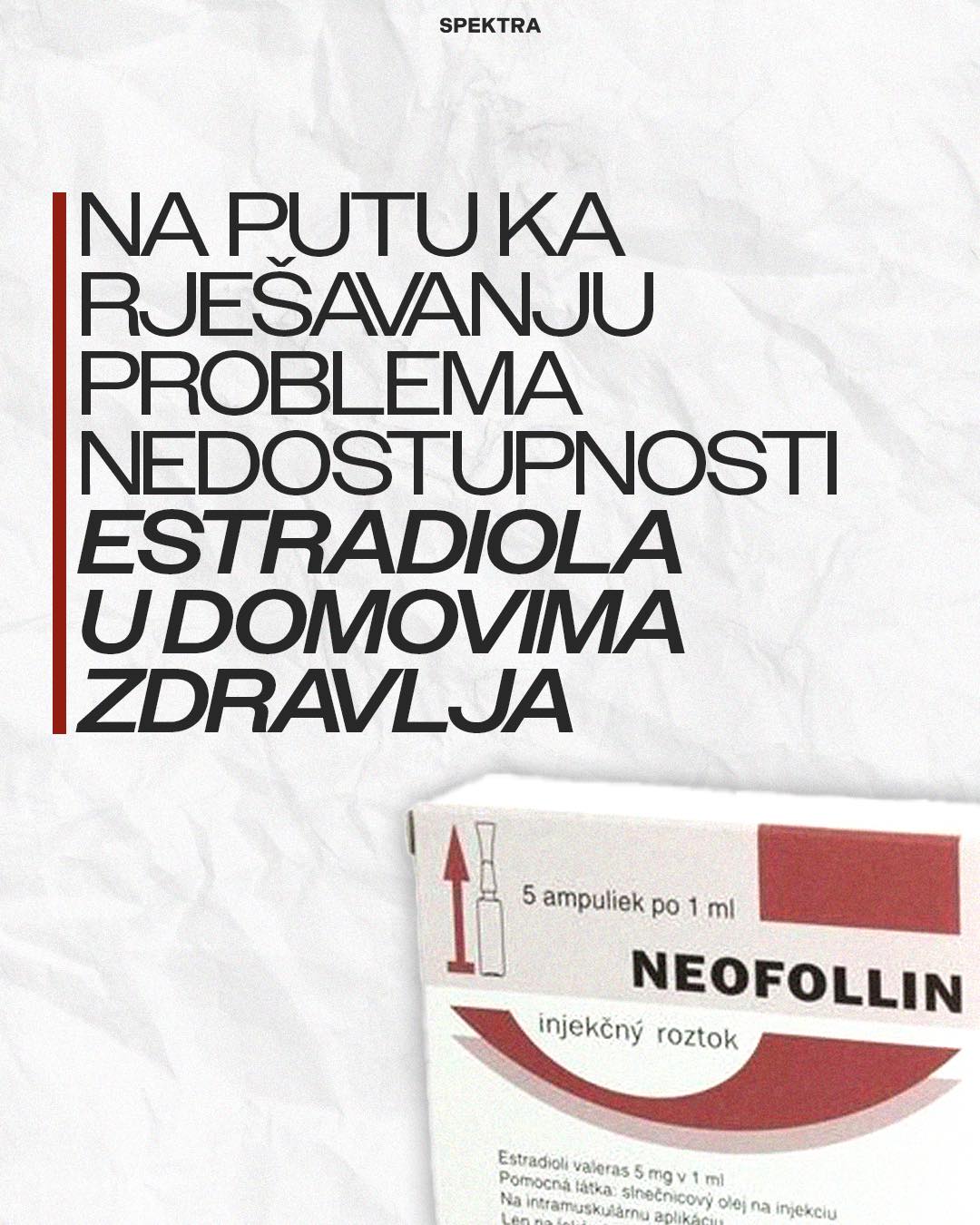 Spektra - 🆕 Novosti o dostupnosti estradiola (Neofolin -... | Facebook