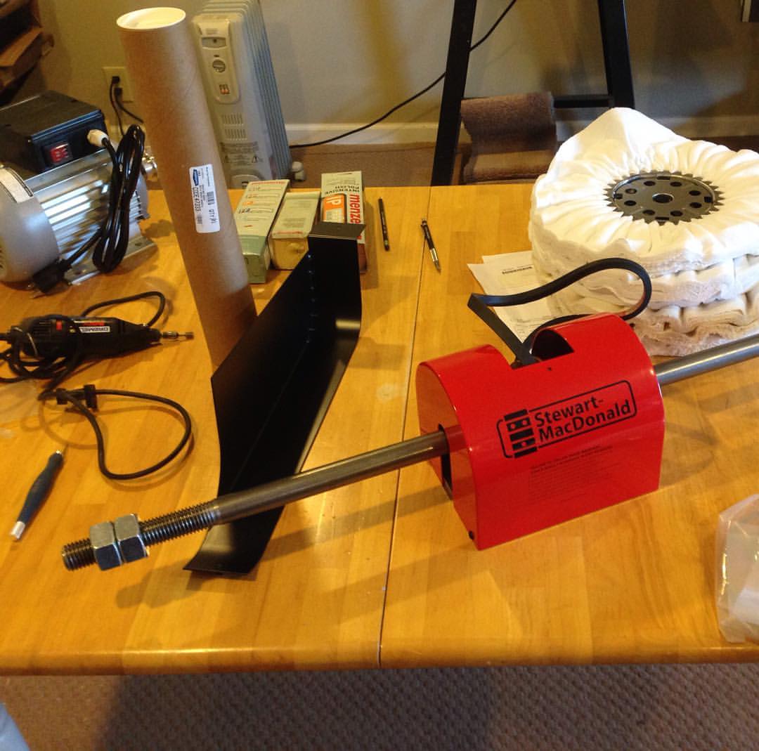 Rick - Look what Santa...errr Fedex just dropped off -- a new buffing ...