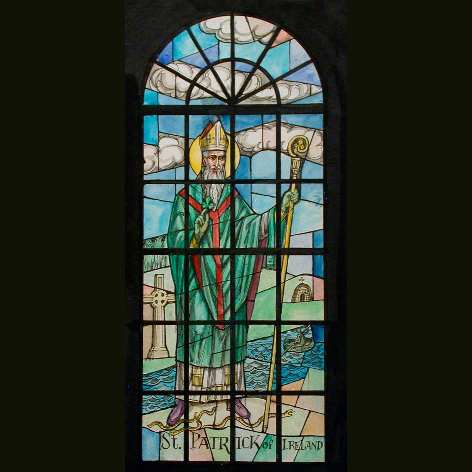 The Library - Happy St. Patrick's Day! ☘️ This stained glass window ...