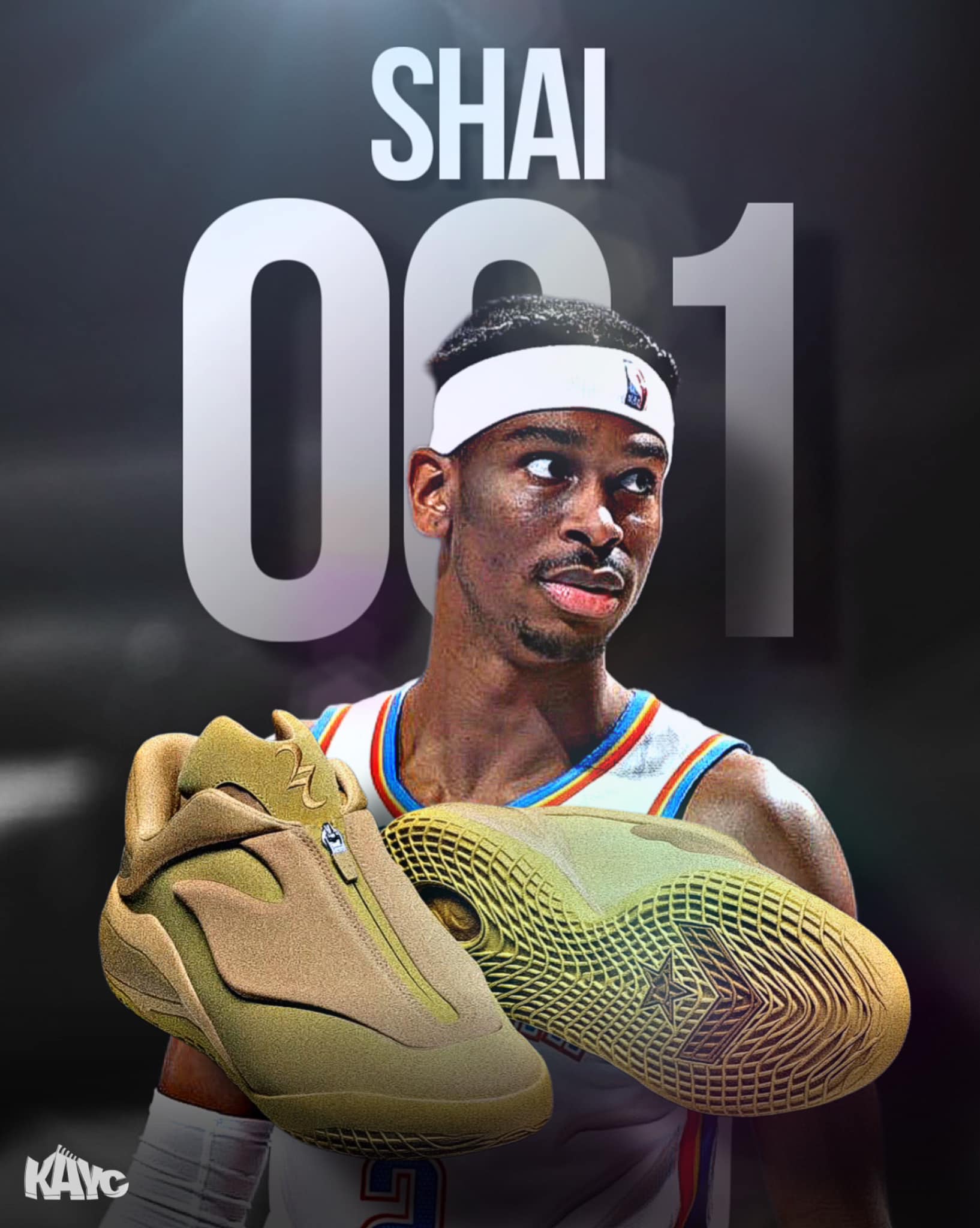 最終値下げOKC Shai &ATL Nickeil サイン入り未使用バッシュ Nickeil Alexander-Walker broke out Converse SHAI 001 Lux 