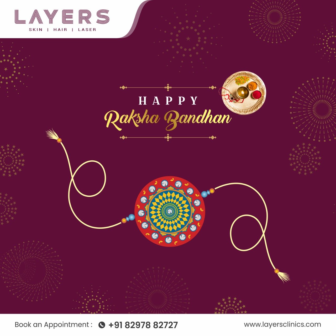 Happy Raksha Bandhan - Layers Skin & Hair Clinics | Facebook
