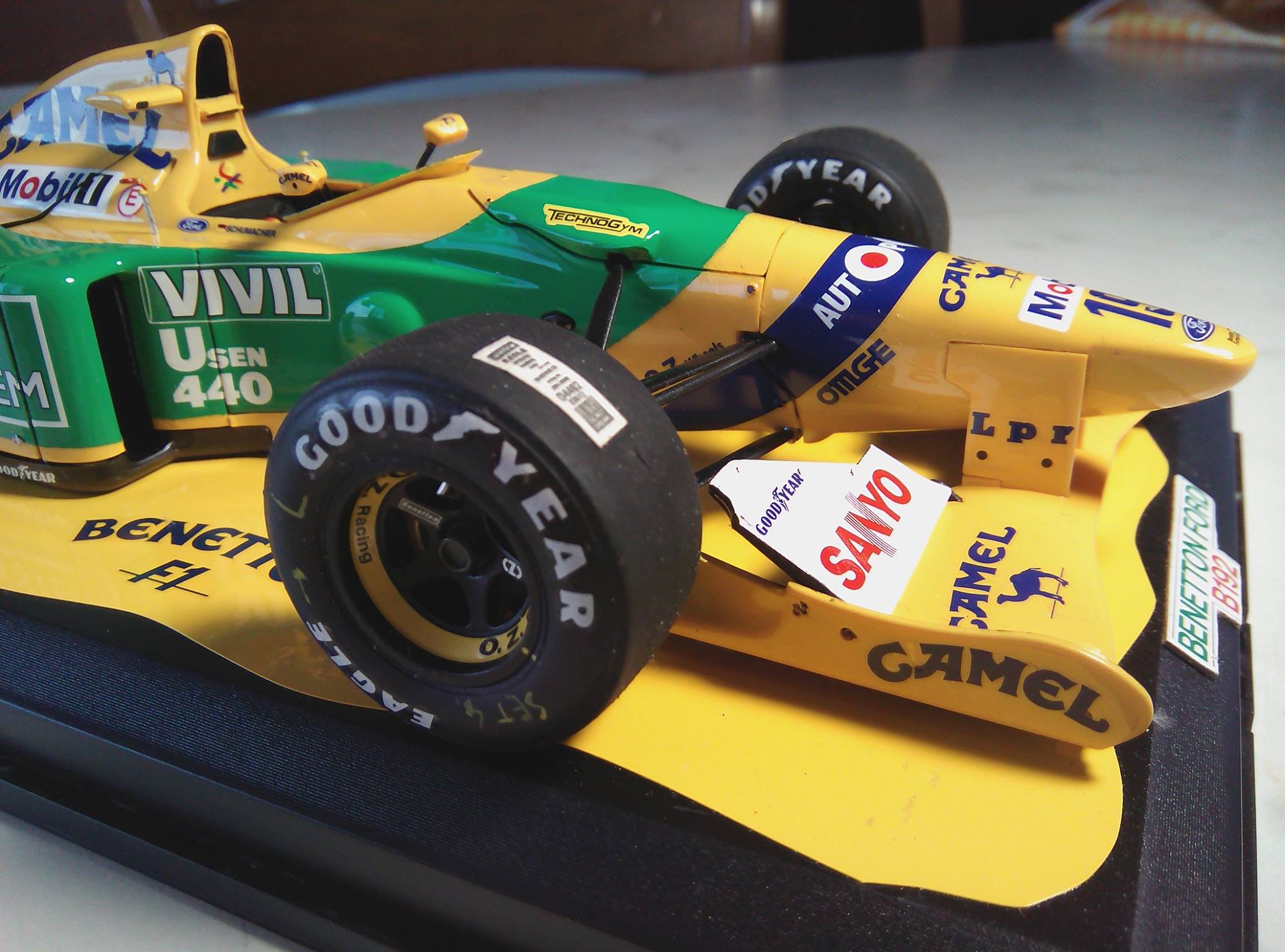 1993 Tamiya F102 Benetton B192 painted this weekend