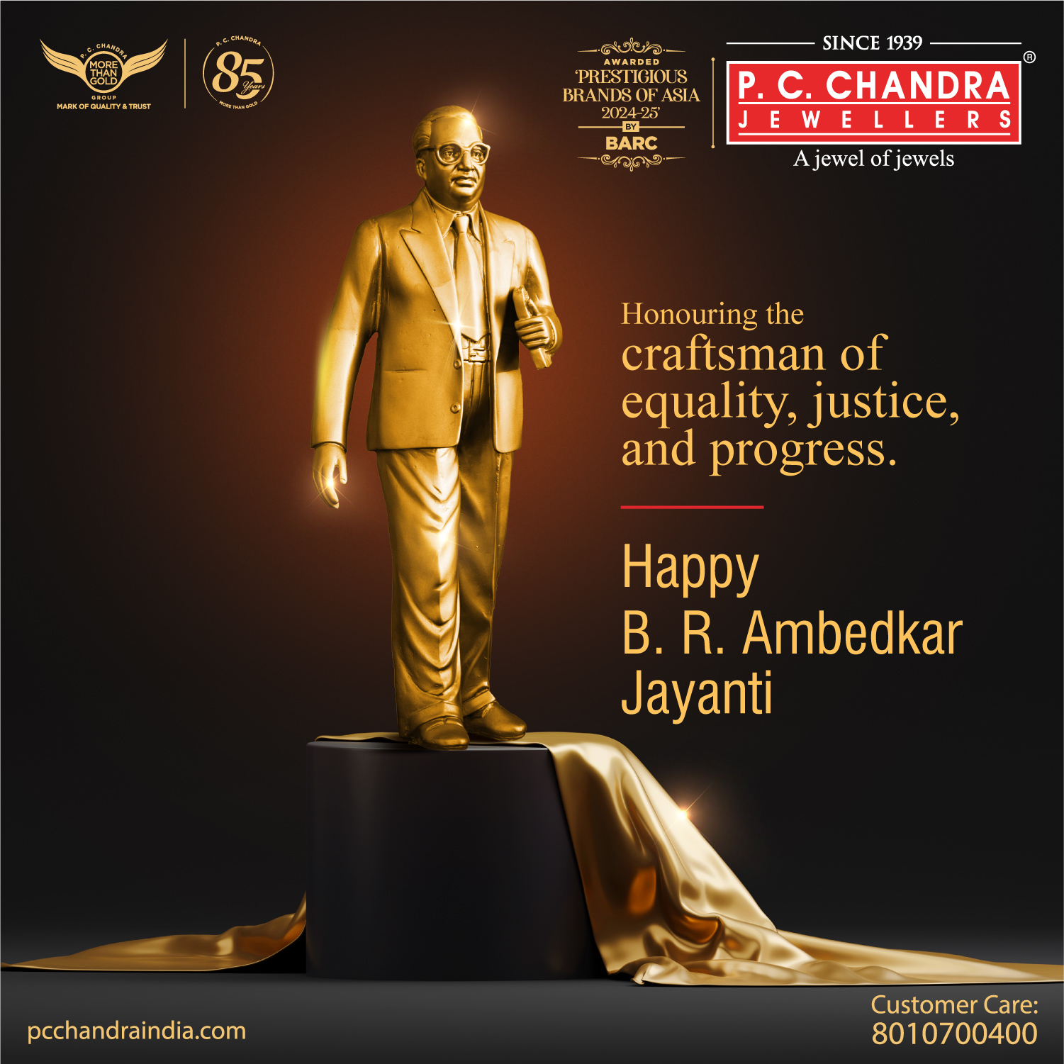 P.C. - Honouring the legacy of Dr. B.R. Ambedkar—a visionary leader ...