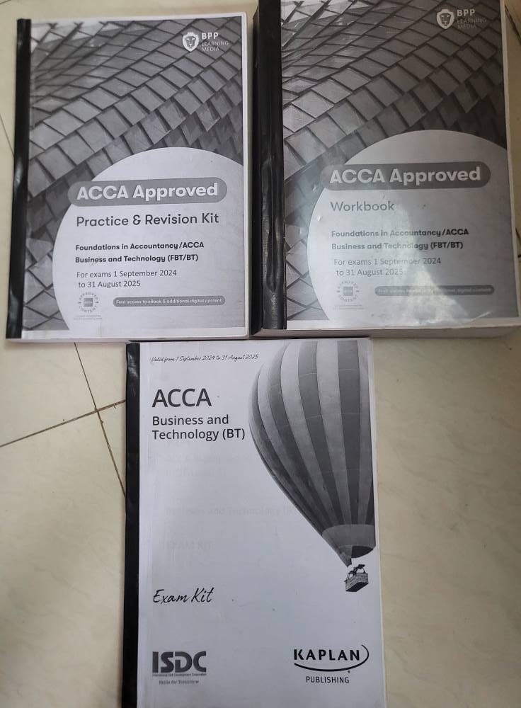 ACCA study books for sale