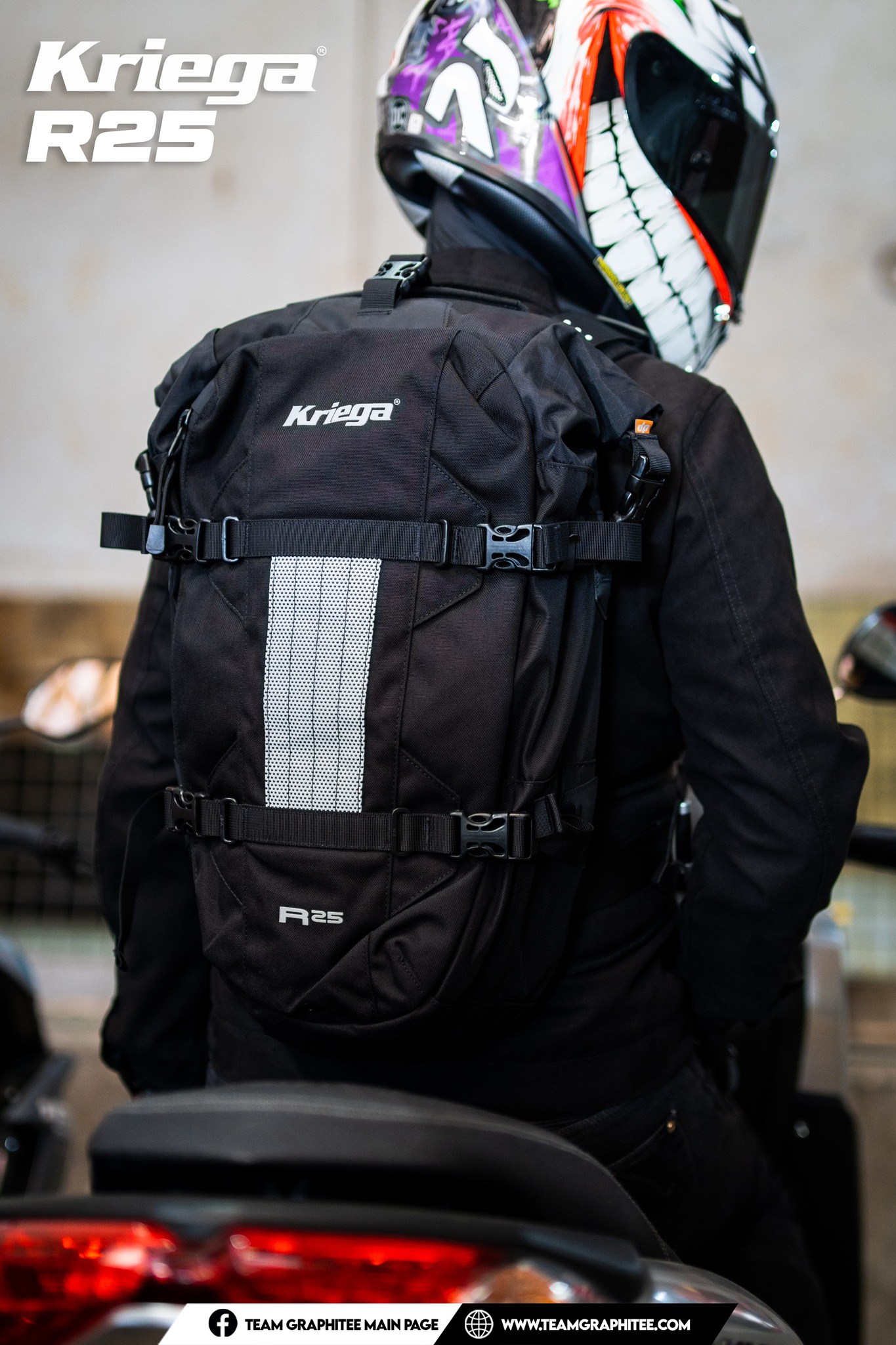 KRIEGA R25 BACKPACK ??? TECH SPECS 420D CORDURA® LITE 