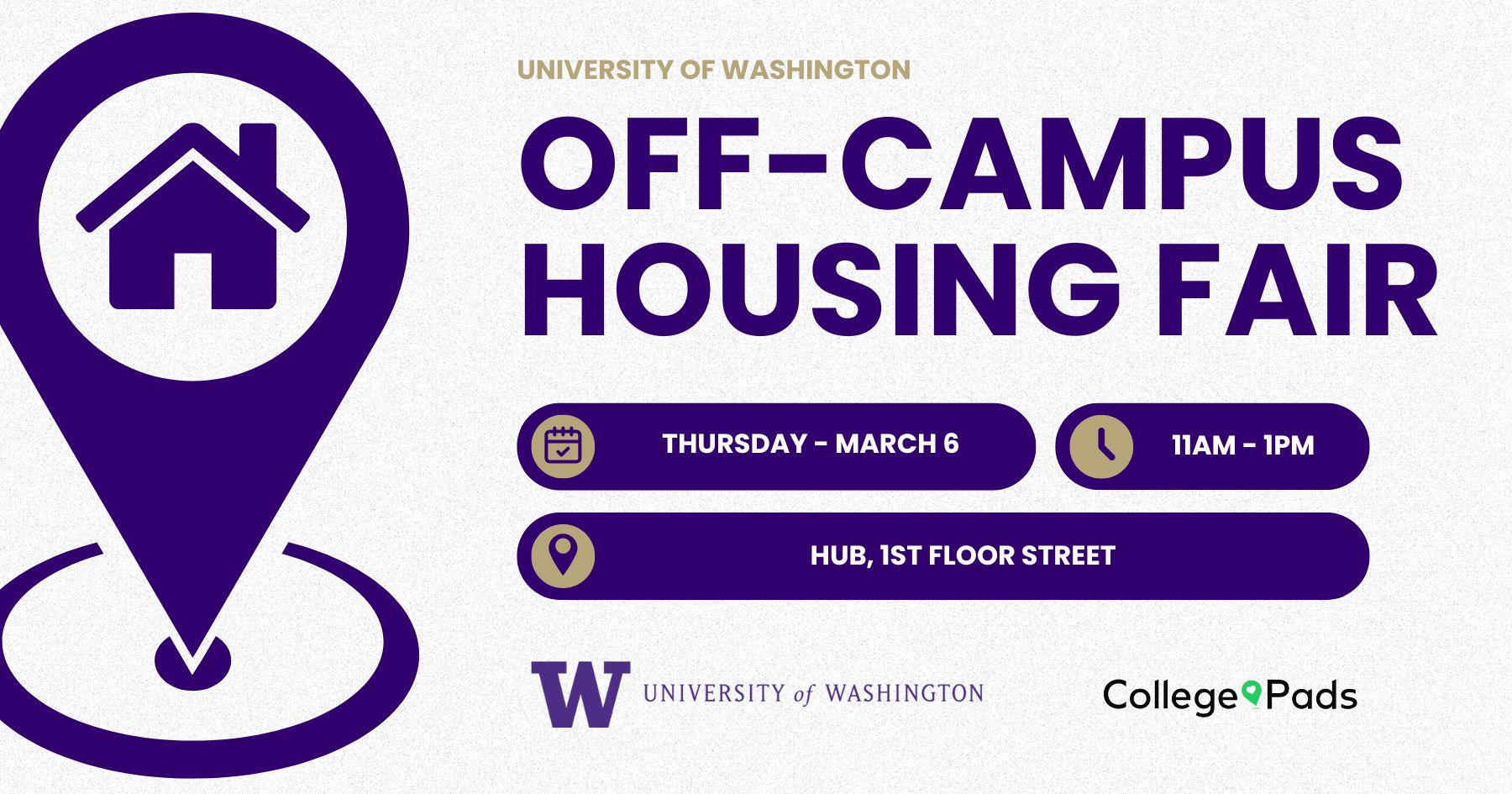 University of Washington Off-Campus Housing Fair