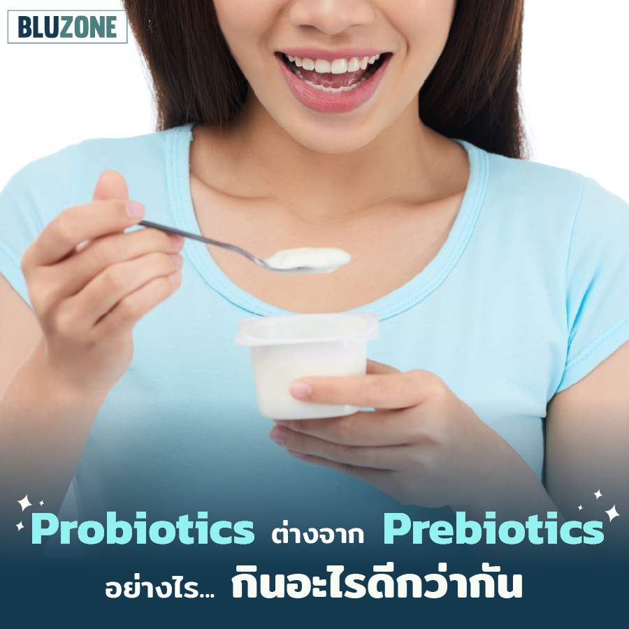 Bluzone - Probiotics กับ Prebiotics ต่างกันยังไง?... | Facebook