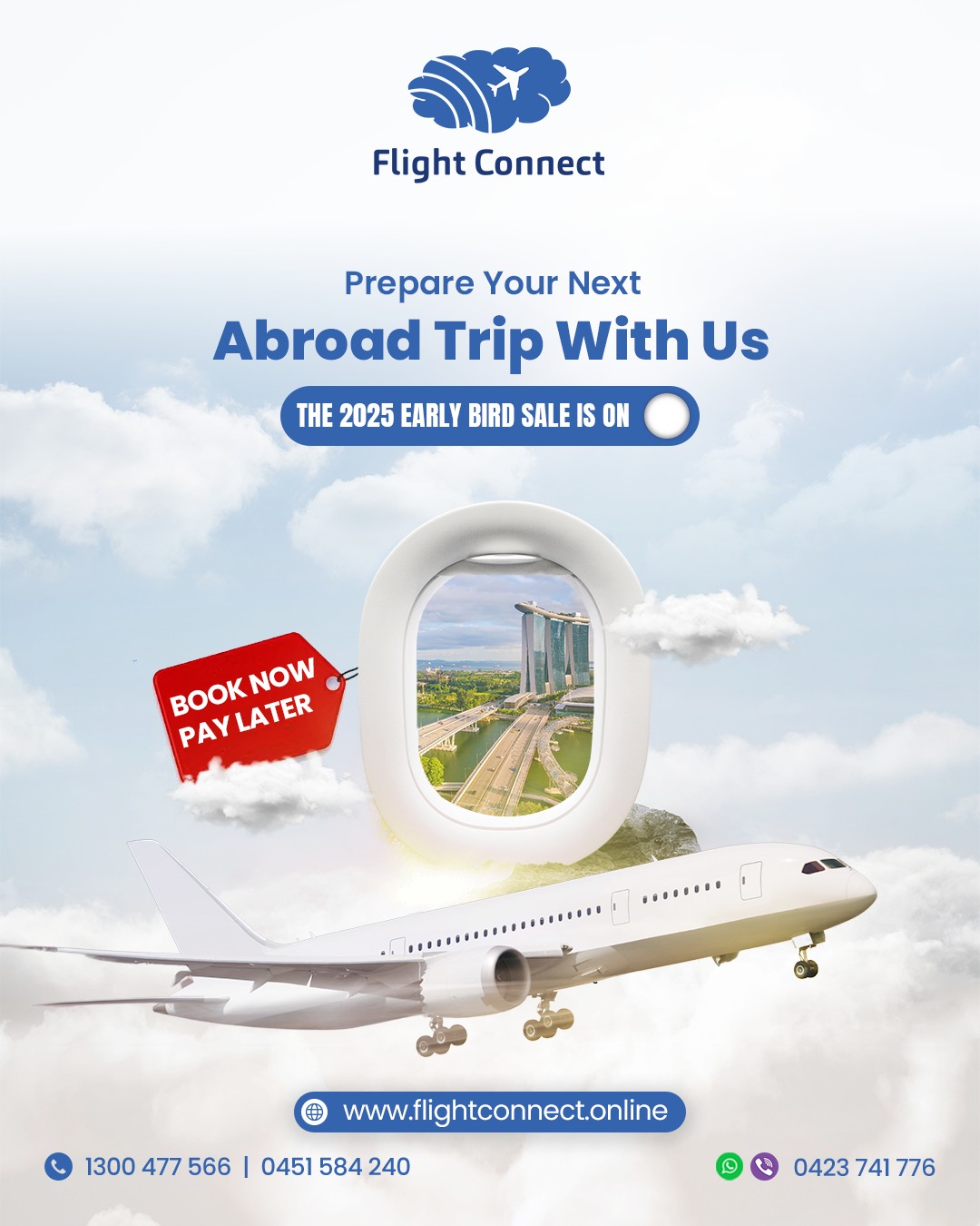 Flight Connect - Prepare your next abroad trip with us!...