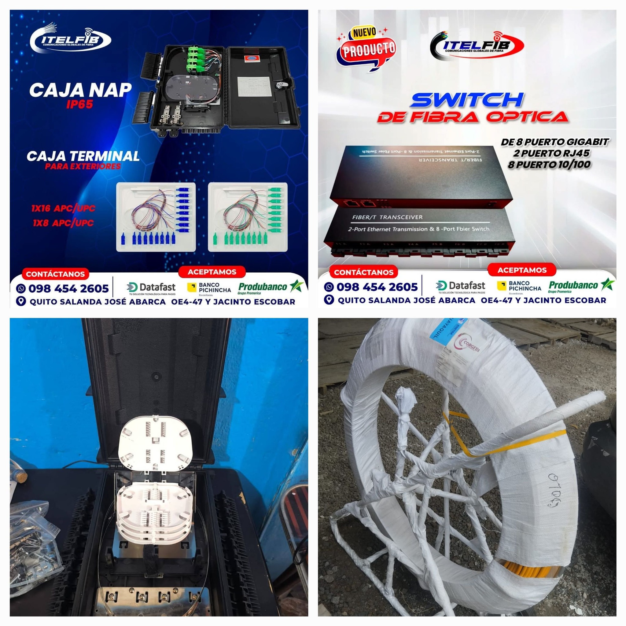Itelfib - 🚢 NUEVA IMPORTACION DE CAJAS NAP IP65 E IP68 Y... | Facebook
