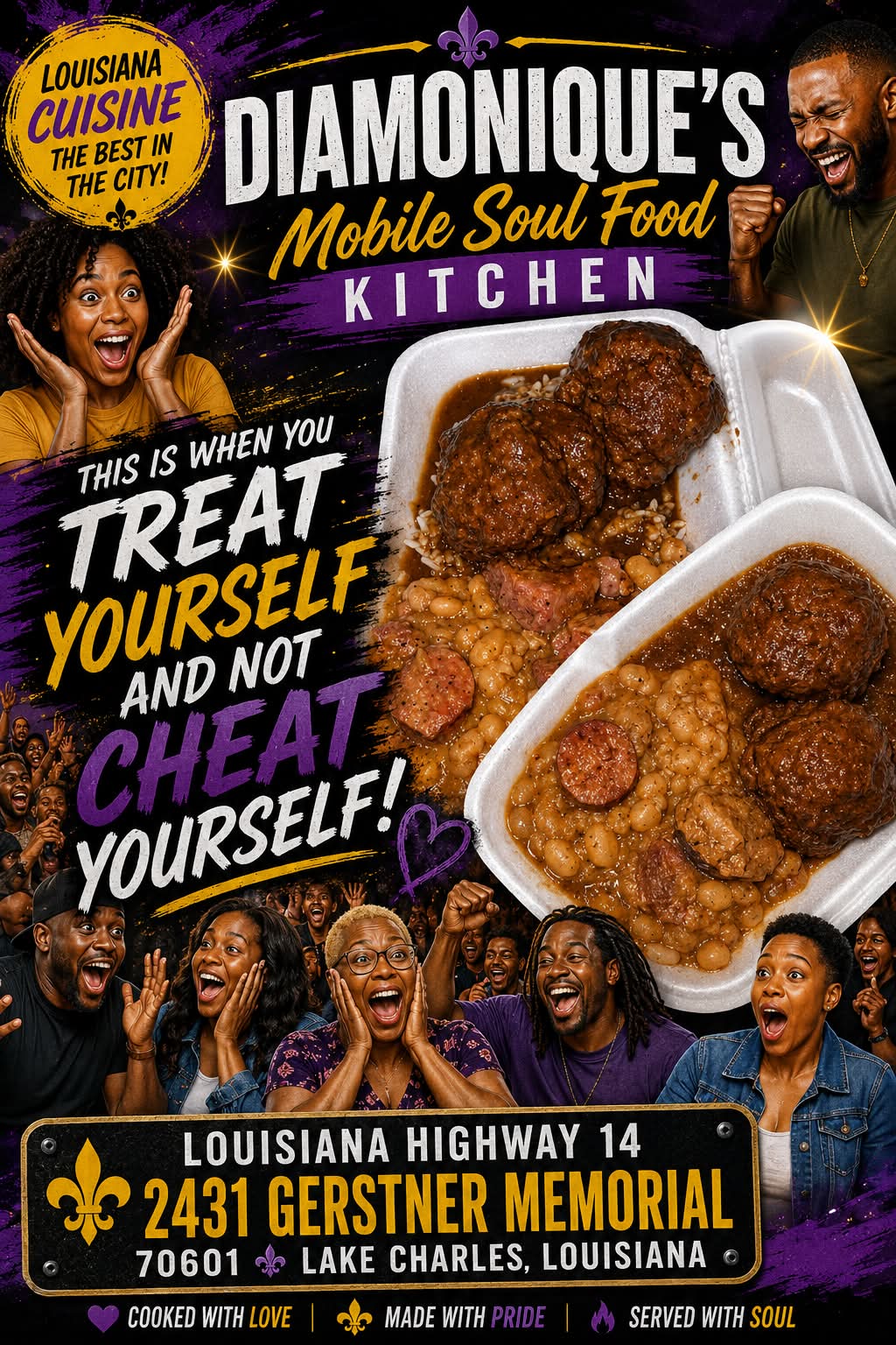 Diamonique's Mobile Soulfood Kitchen | Lake Charles LA