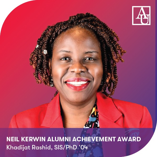 American University Alumni Association - We are proud to honor Dr ...