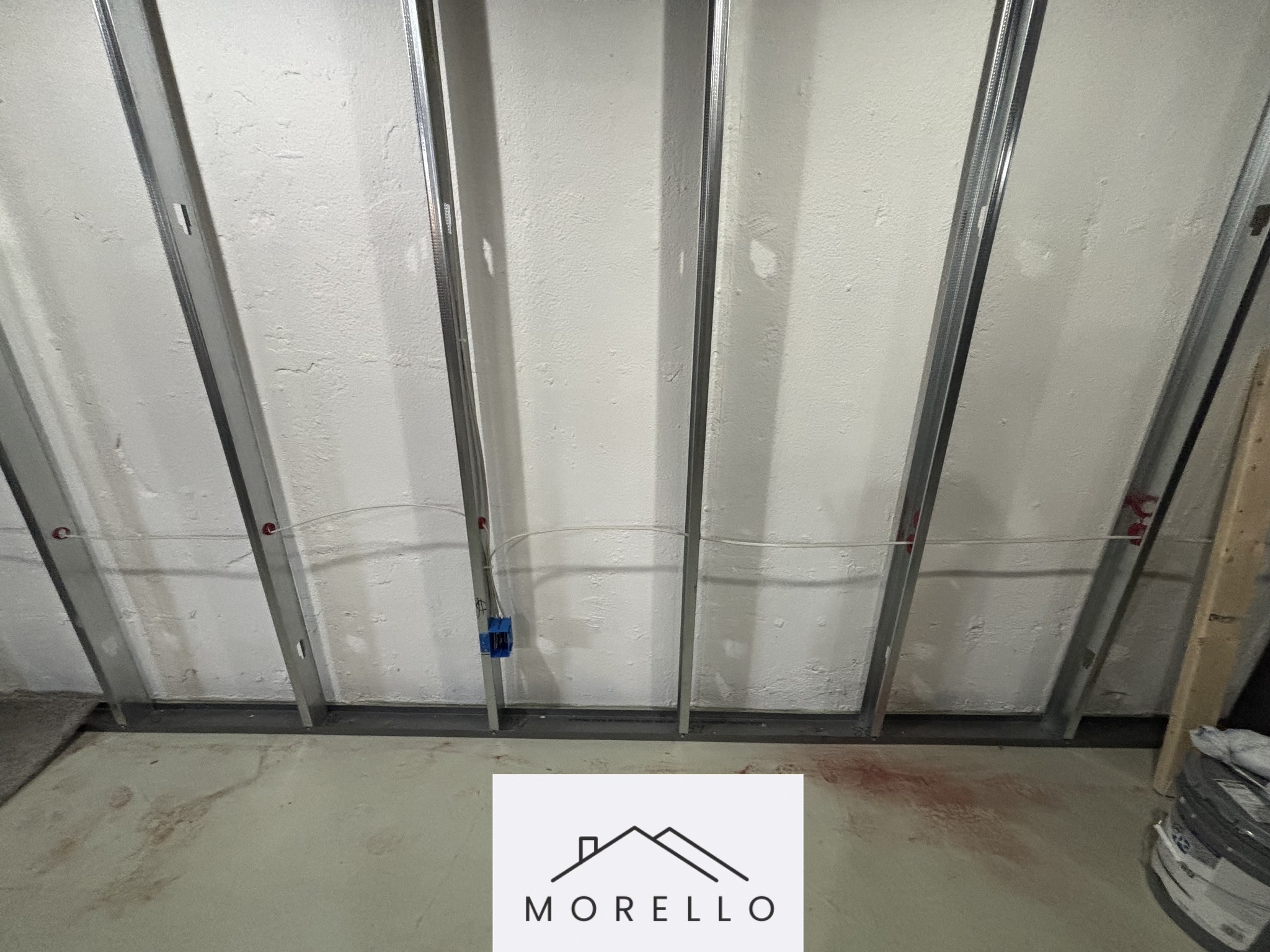 Morello - We have the electrical rough in work all finished up on this ...