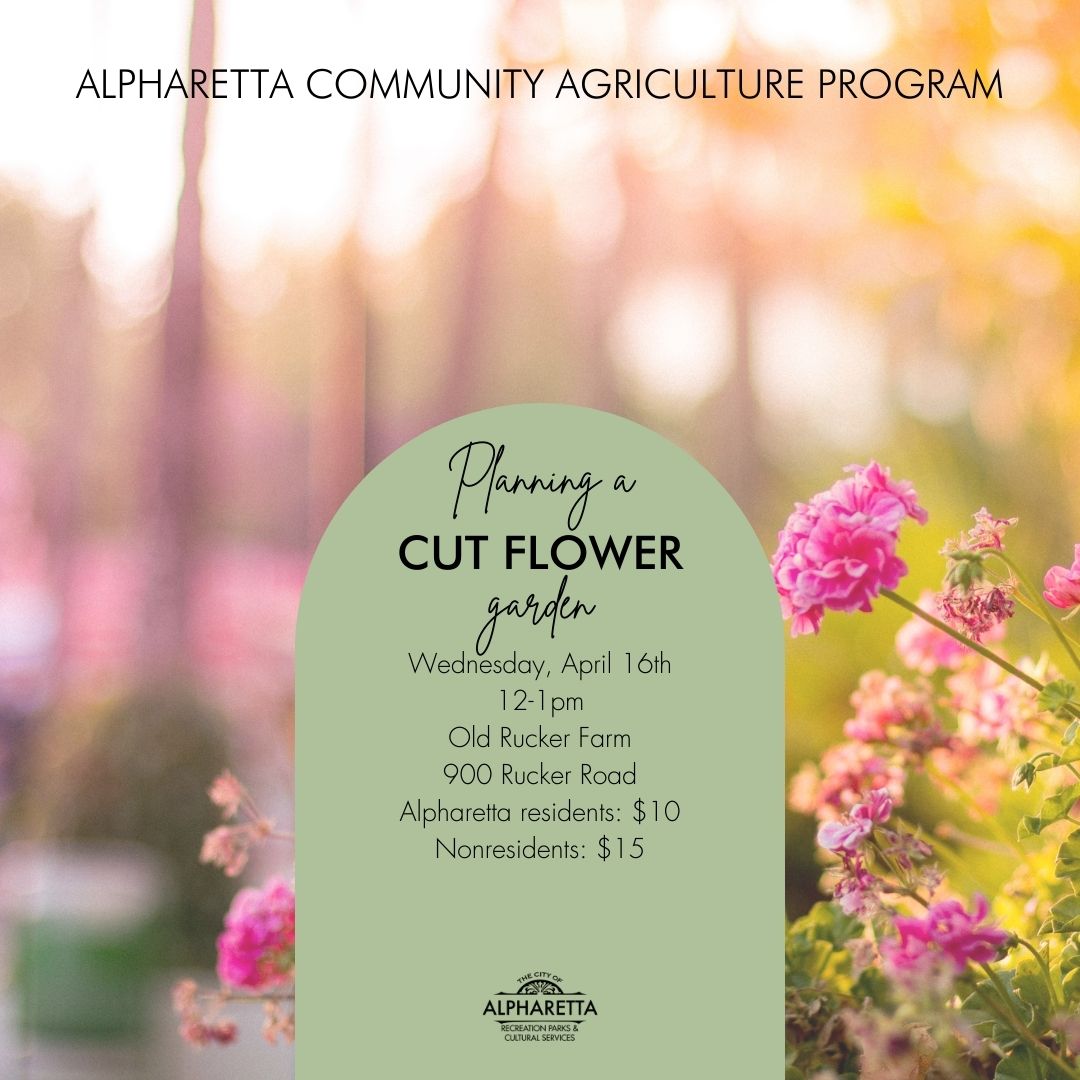 Alpharetta - Join us and learn how to grow your very own cut flower ...