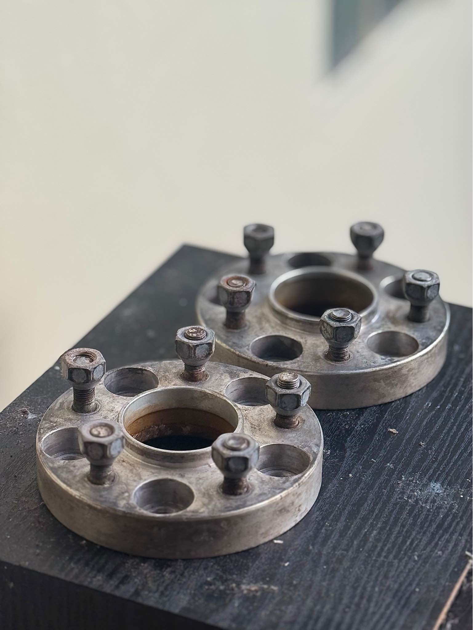 BWA 4pc 1.25" Wheel Spacer Adapters – 5x4.5/5x114.3 To 5x120 – 14x1.5 Studs – Made In USA