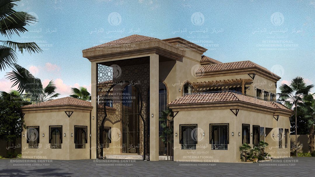 المركز - Villa (Mediterranean style)#Mediterranean#villa #landscape# ...