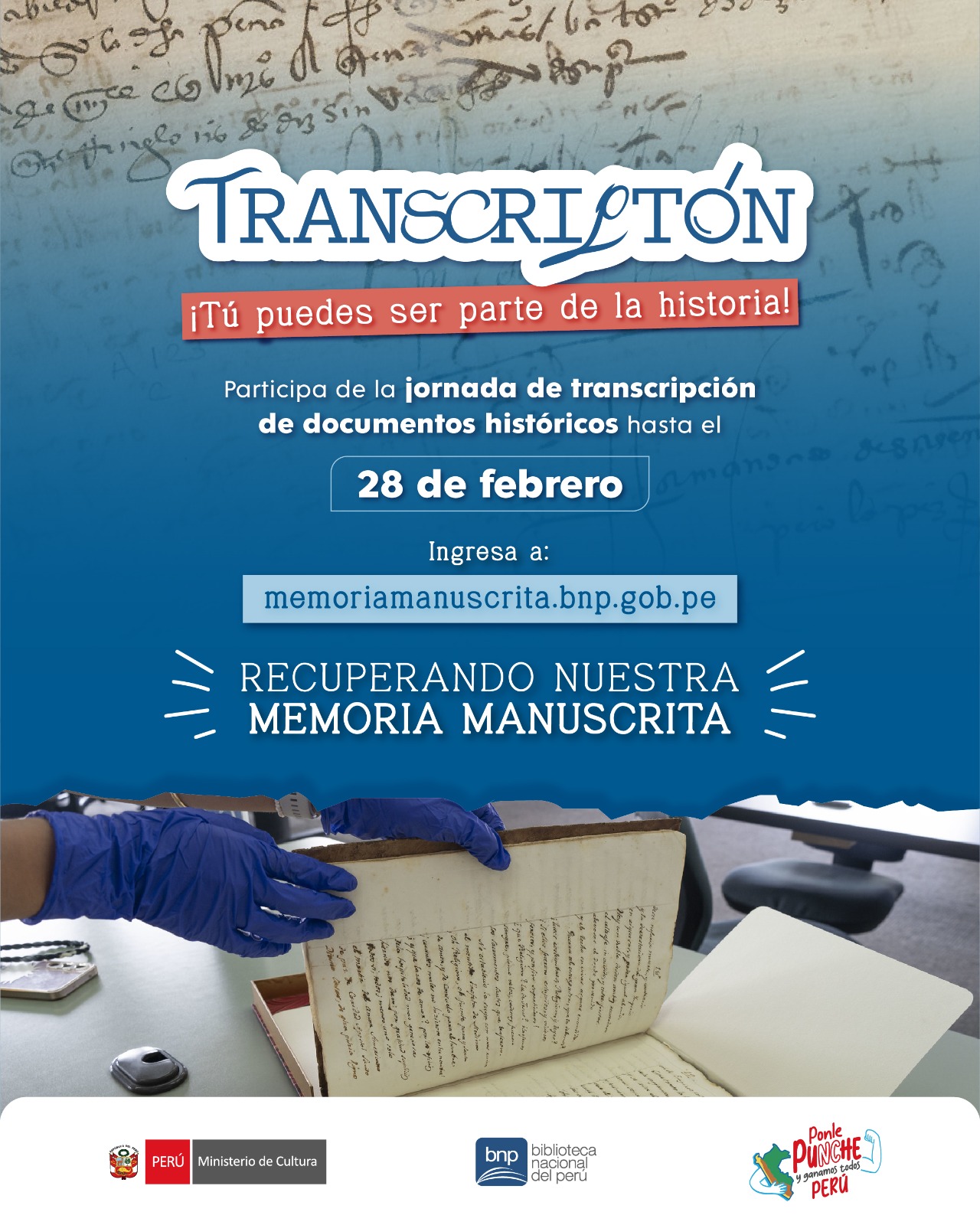 Biblioteca Nacional del Perú - ¡Tu oportunidad de hacer historia está ...