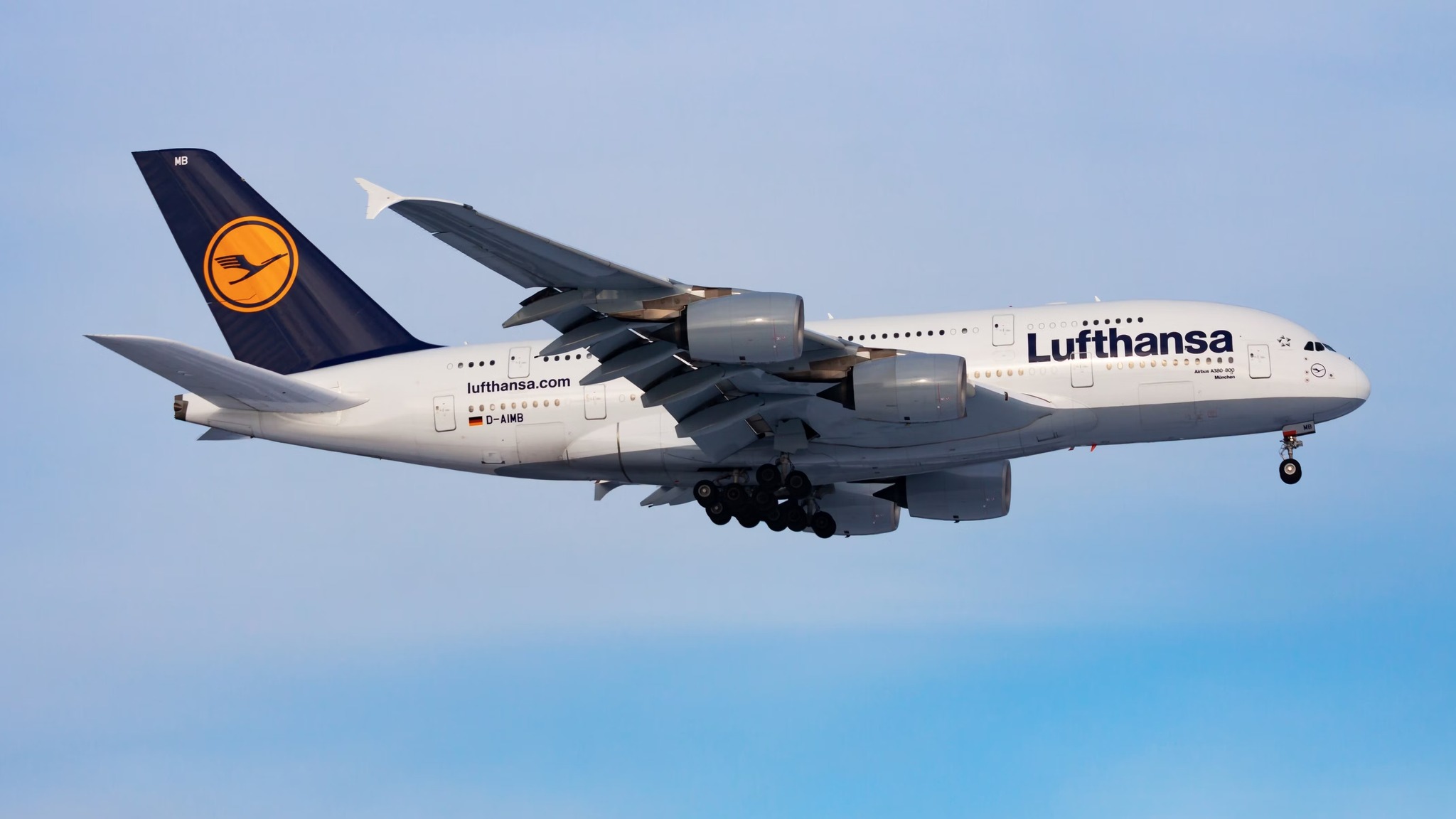 The first Lufthansa Airbus A380 (D-AIMK) has come out of storage