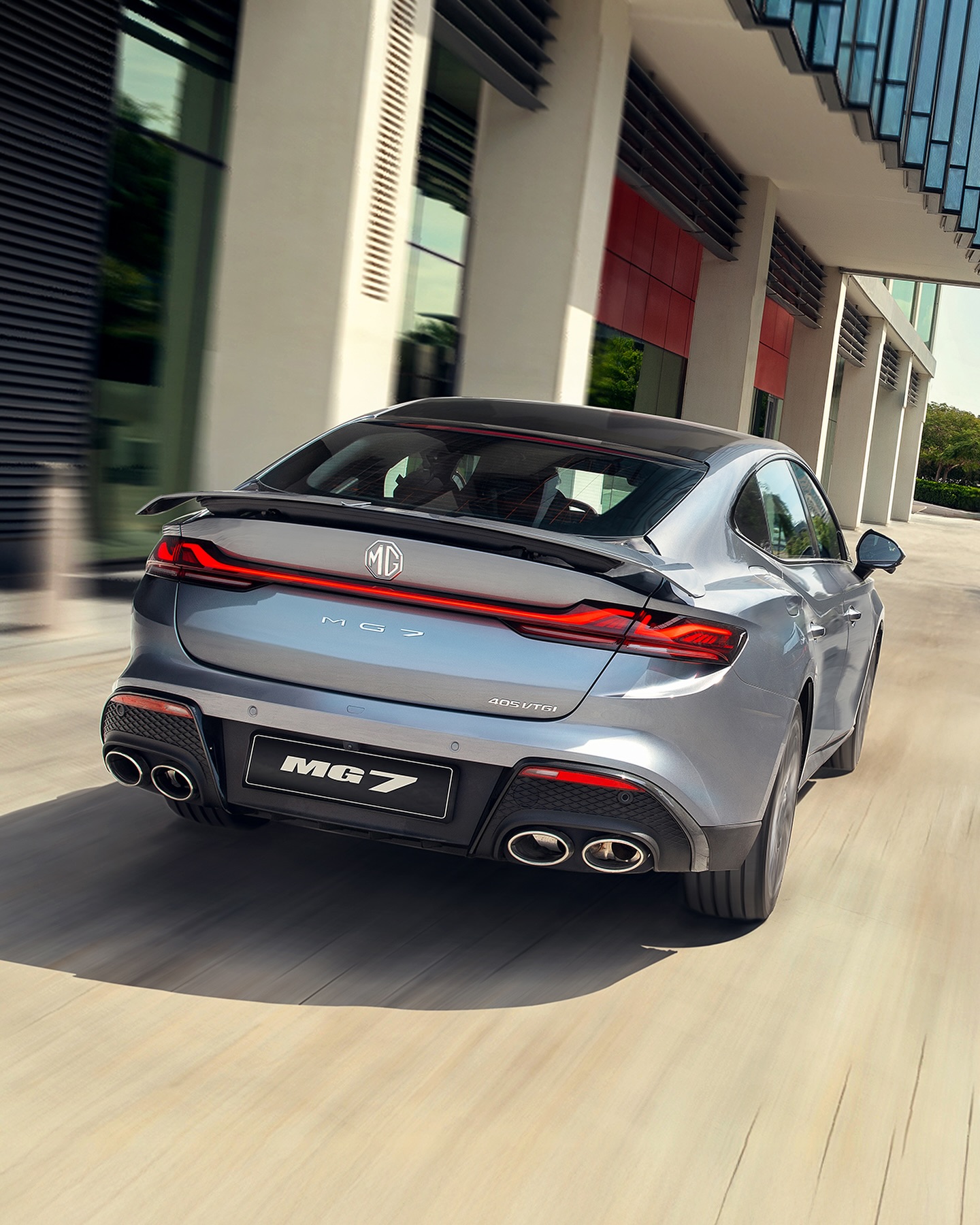 MG - The all-new MG 7’s Dual-Mode Electric Spoiler isn’t just for looks ...
