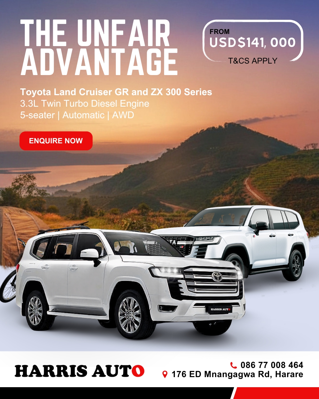 Harris - The Toyota Land Cruiser GR and ZX 300 Series Japanese