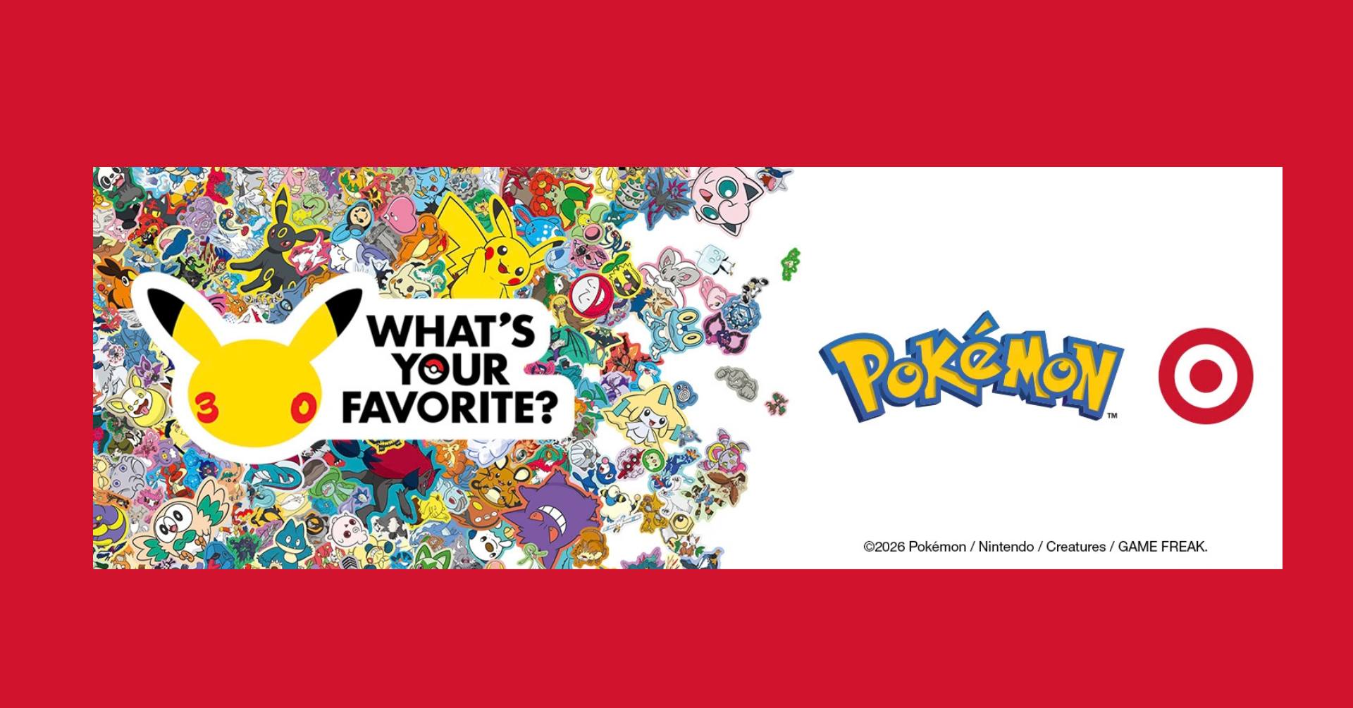30th Anniversary | Pokemon x Target In Store Event