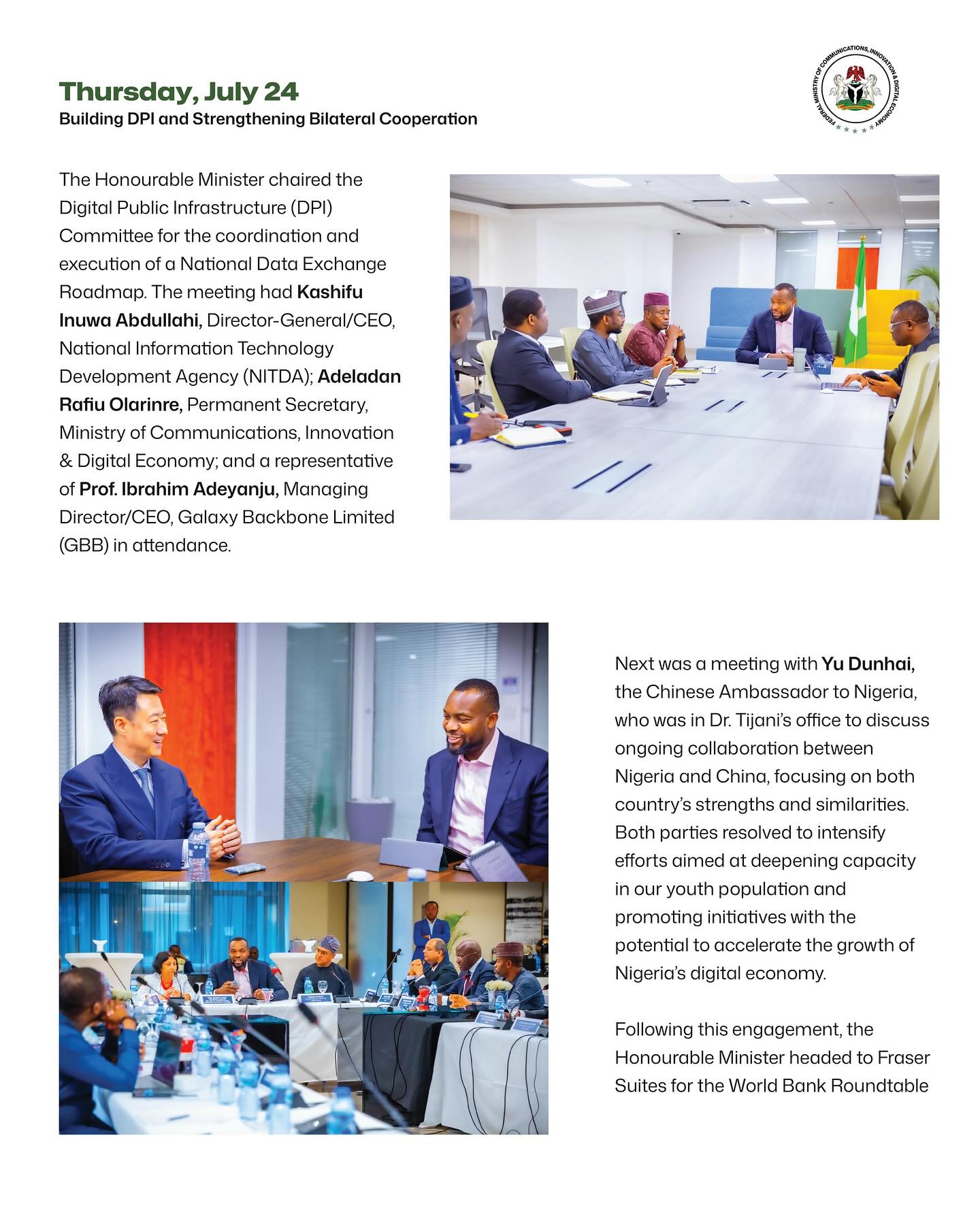 Federal Ministry of Communications and Digital Economy, Nigeria