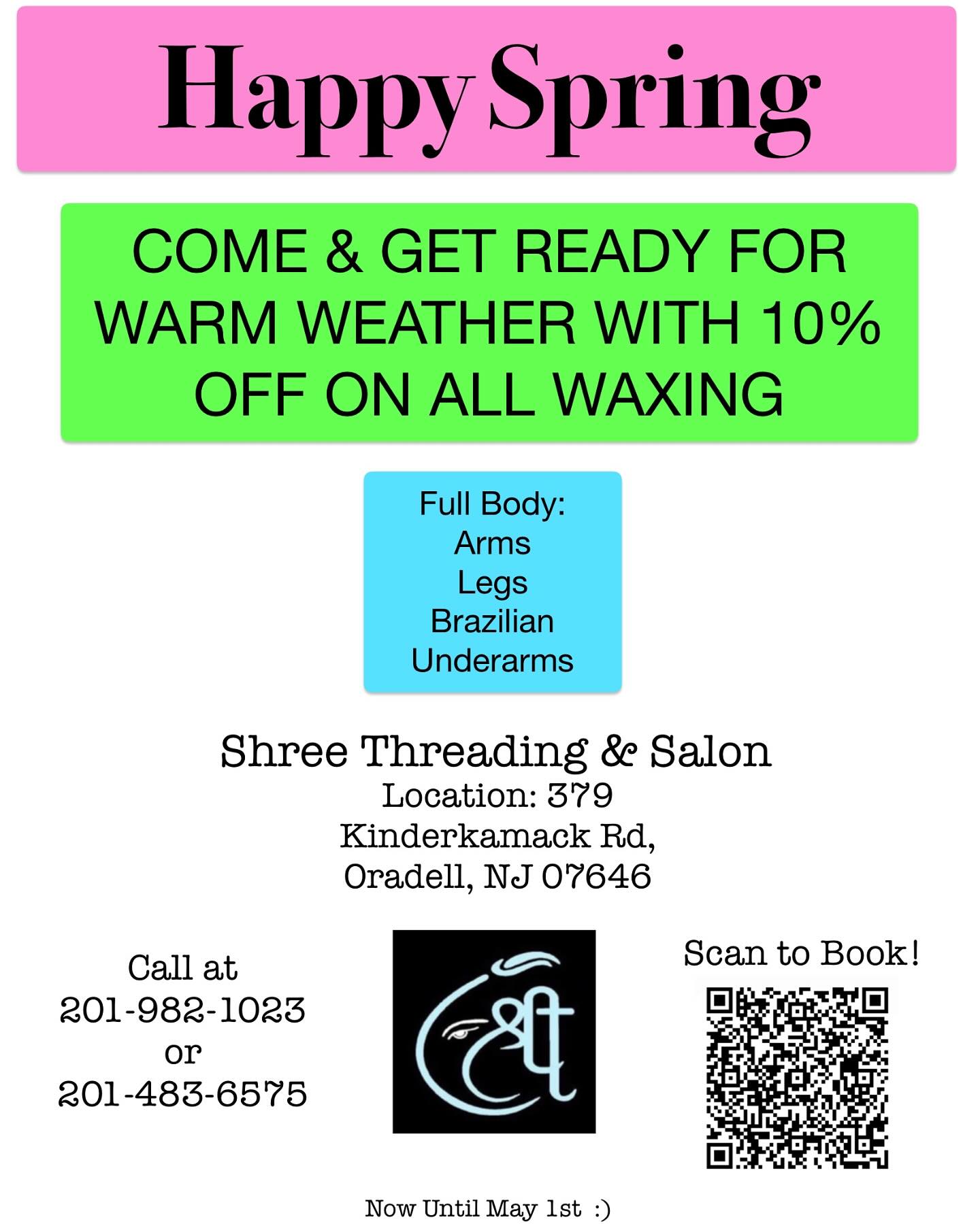 Shree Threading and Salon | Oradell NJ