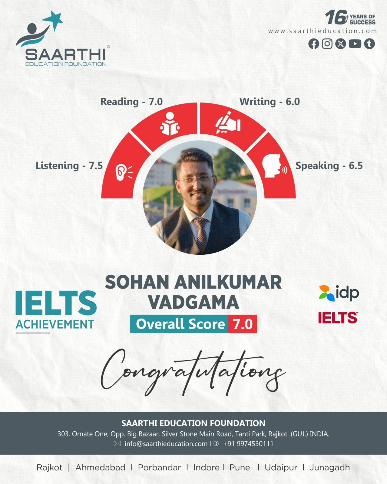🎉 We are proud to share that our... - Saarthi Education | Facebook