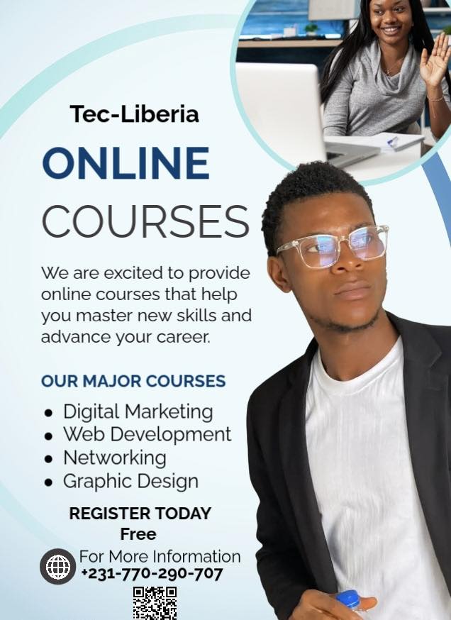 Tec - 🚀 Join Tec-Liberia’s FREE Intensive 2-Week Online Training! 🎓💻 ...