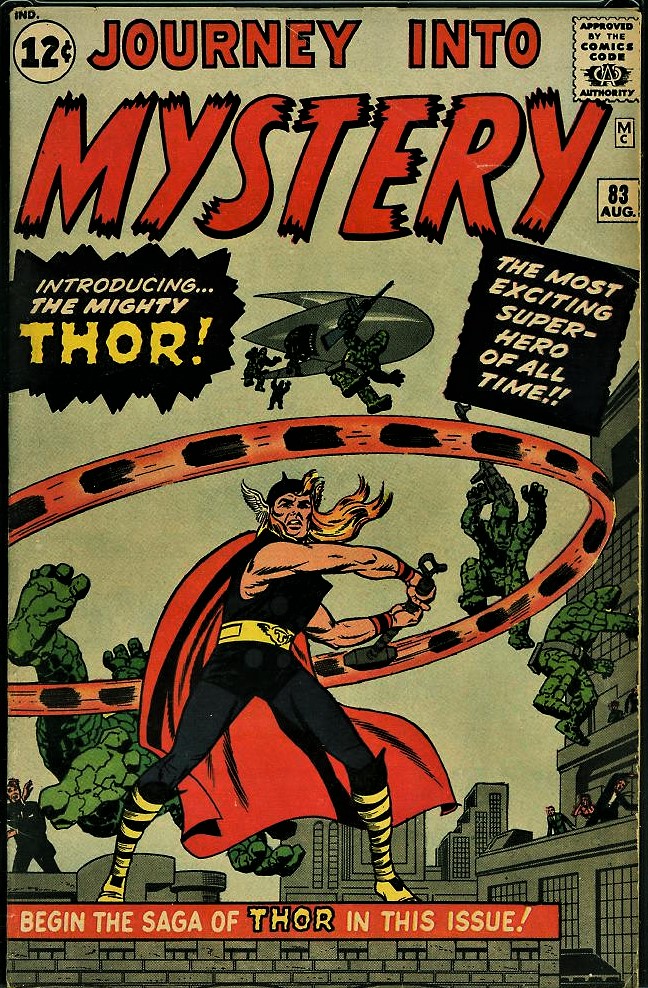 My own personal copy of Journey into Mystery #83 —the first