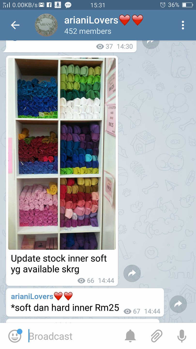 Tudung Ariani Group Channel Telegram Admin Yang Nk Join Sila Install Telegram Dlu Senang Tau Guna Telegram Fon Korang Tak Hang Pun Berbeza Dgn Whatsap Group Https T Me Joinchat Aaaaad842494q7l840p73a Facebook