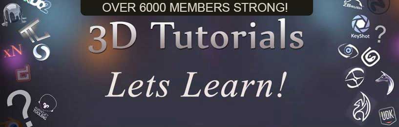 3D TUTORIALS! LETS LEARN! | Facebook