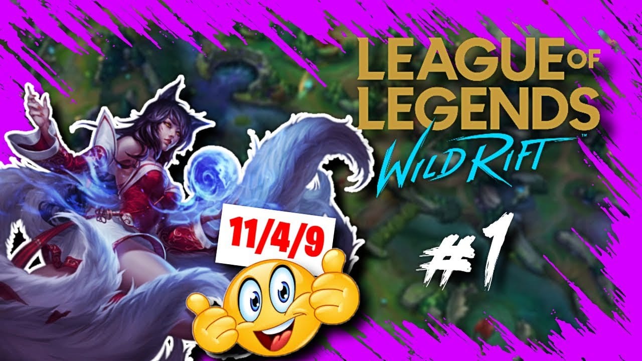 COMO Jugar AHRI WILD RIFT MID Gameplay... - Wild Rift Vision