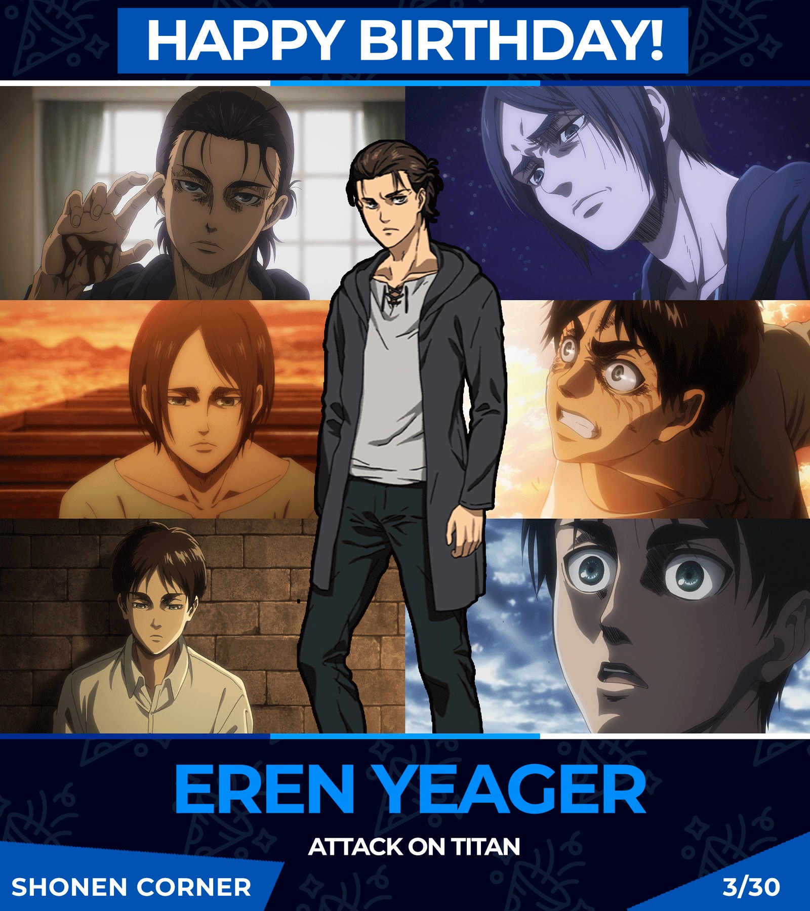 newsfromjapan] Happy (early) Birthday, Eren! 🥳 WIT STORE just