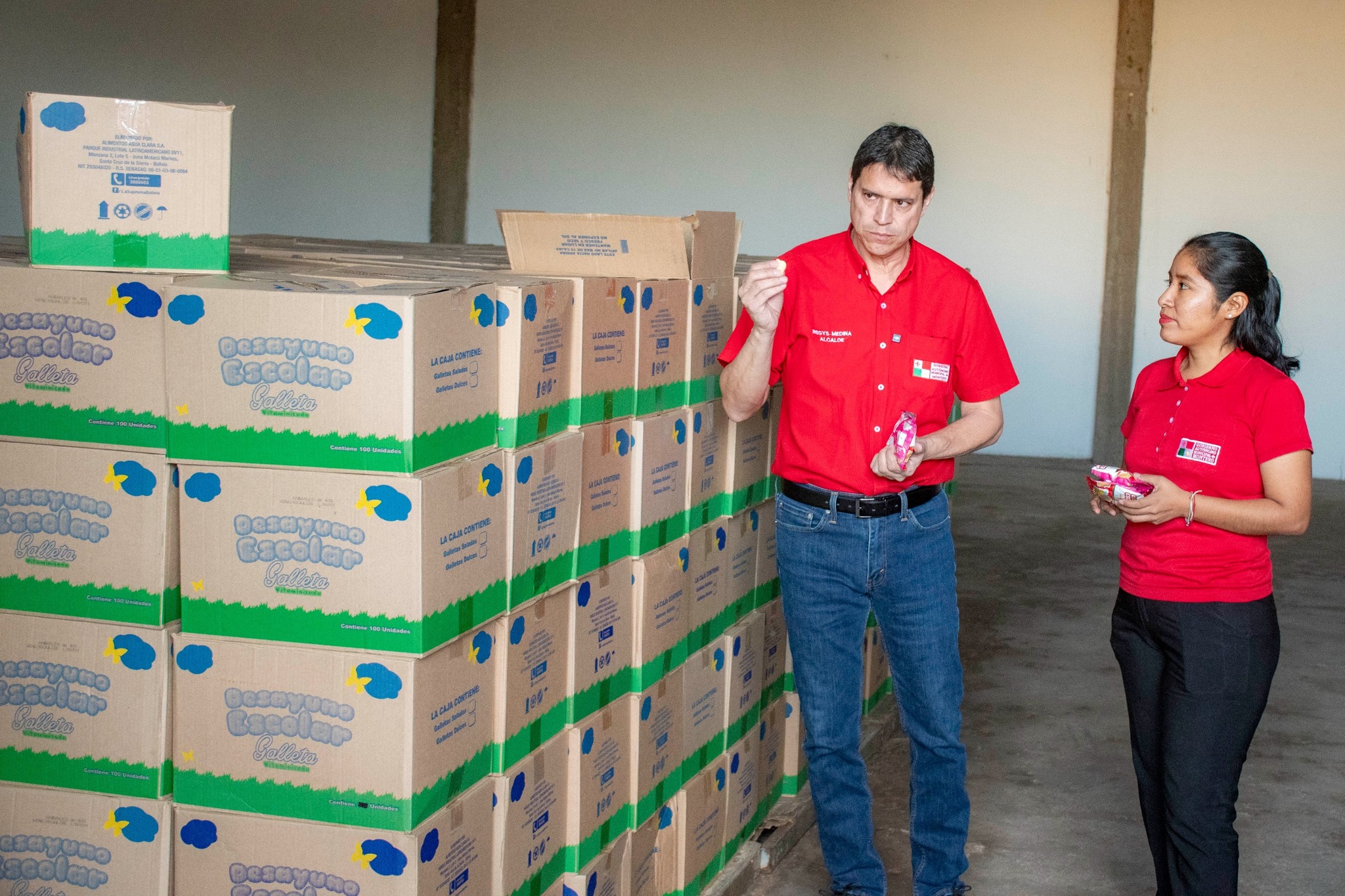 Gobierno - Alcaldía reinició distribución del desayuno escolar ...