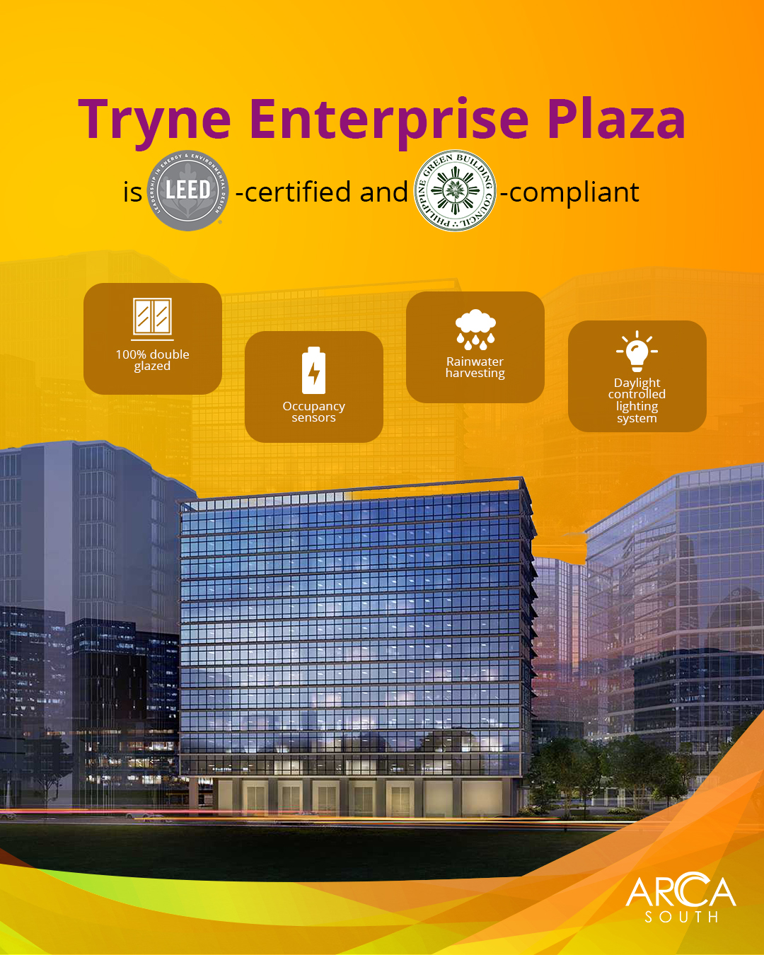 Arca - Tryne Enterprise Plaza is LEED-certified and Green Building ...
