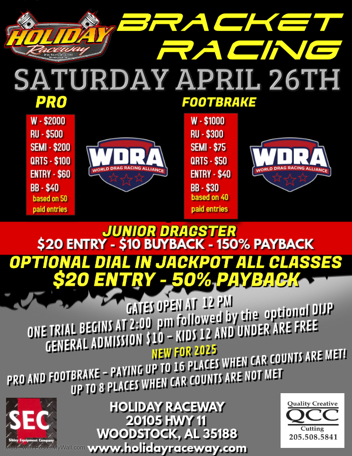 HOLIDAY RACEWAY | Woodstock AL