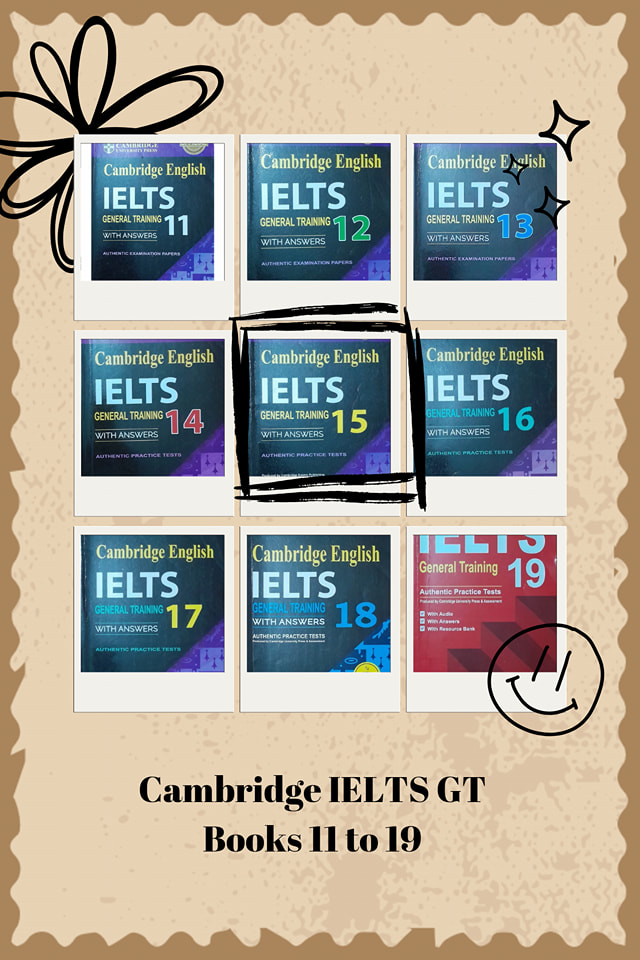 Ielts academic cambridge books 16,17,18,19 in soft format