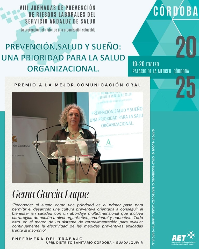 Asociación - Gema García Luque, Enfermera del Trabajo de la UPRL del ...