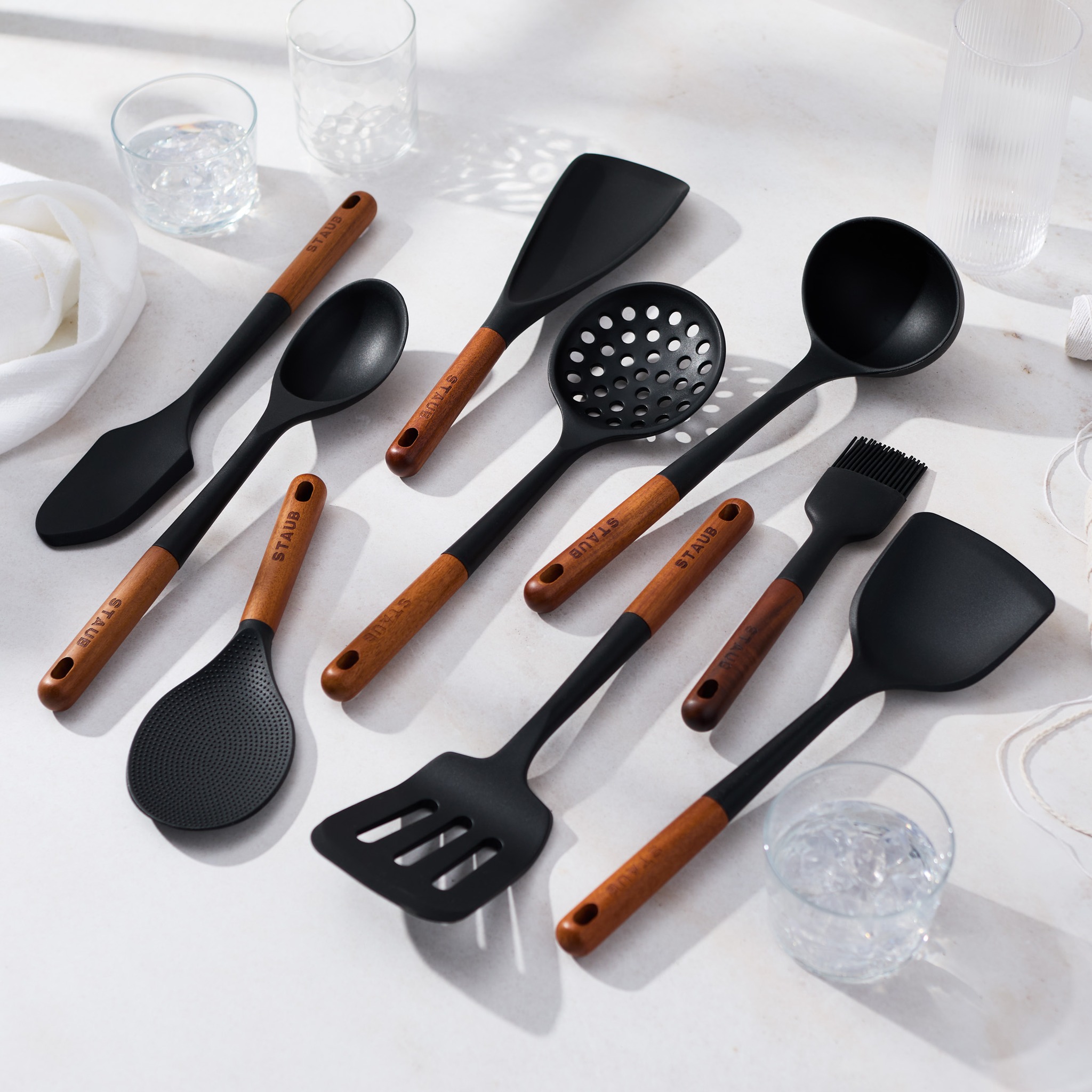 限定ノブ 40周年記念セット 22cm サックスブルー STAUB