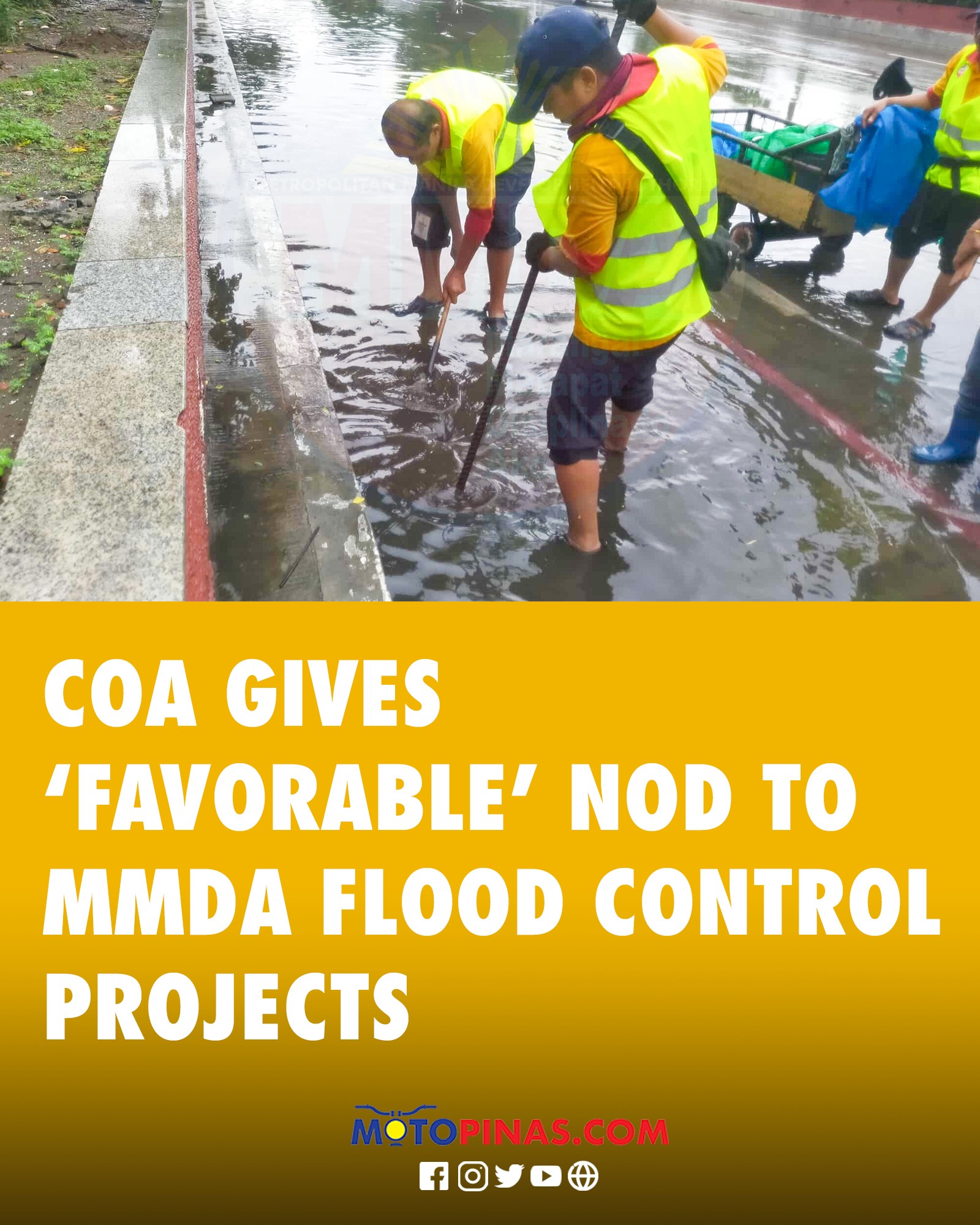 MotoPinas - COA review says MMDA flood control projects... | Facebook