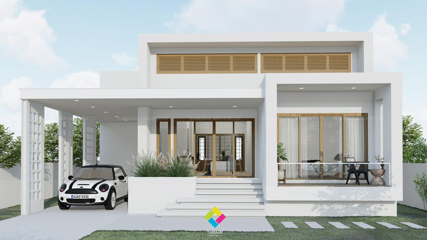ไอเดียสร้างบ้าน - บ้านสวยสไตล์มินิมอล 3 ห้องนอน 2 ห้องน้ำ...
