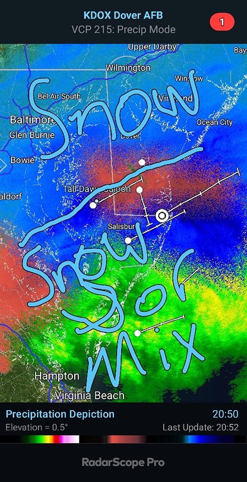 Update Radar:... - J's Eastern Shore of Maryland Weather