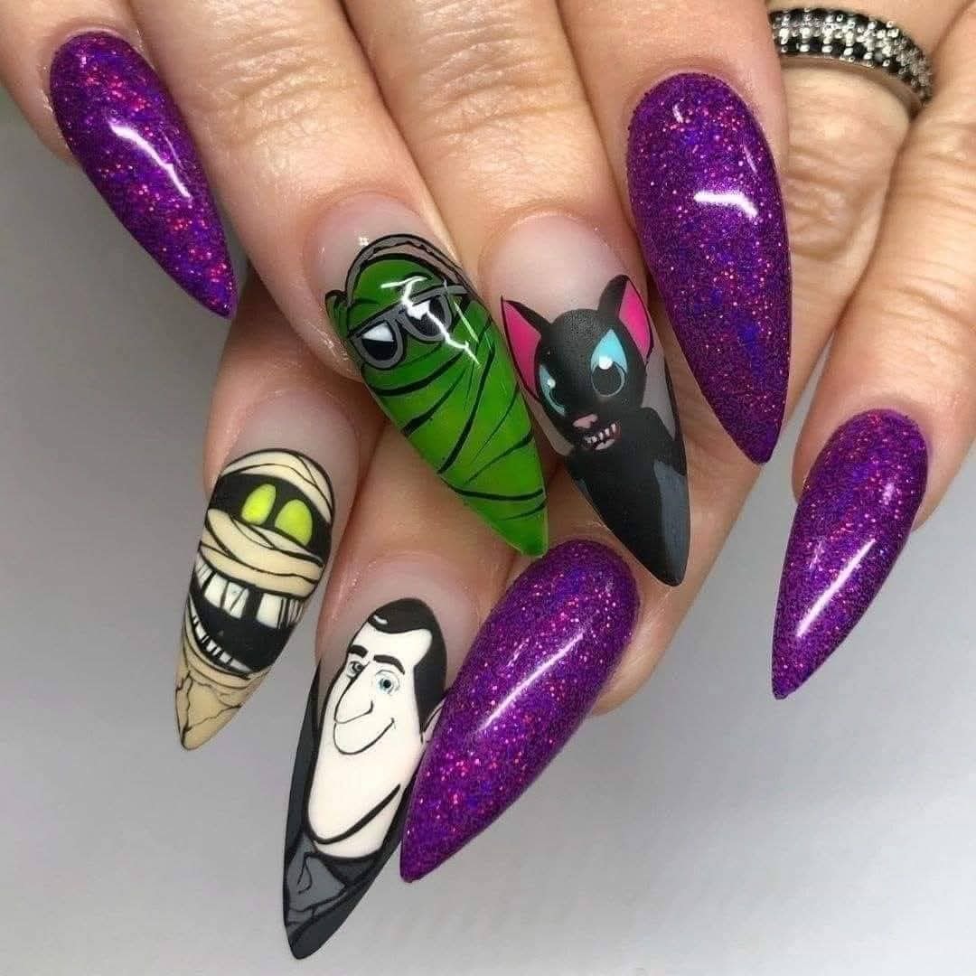 Mamacita - 💅🏼Ideas de arte en UÑAS Halloween 2025 🎃🕷️💖 | Facebook