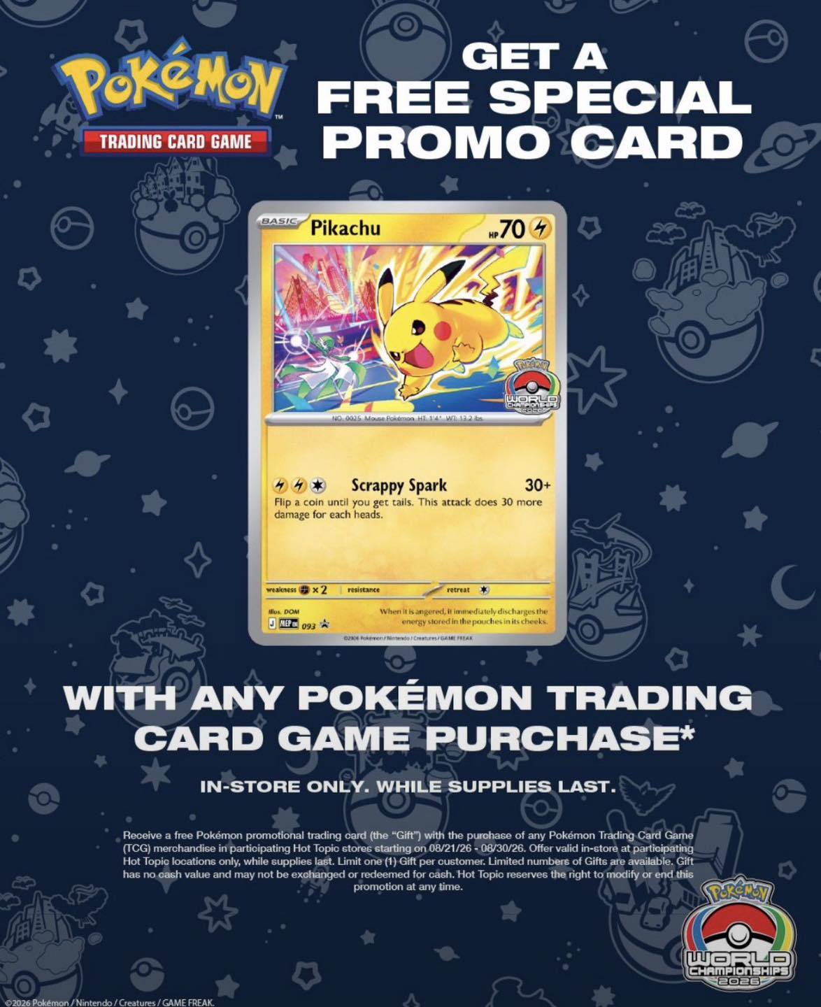 Pikachu World Collection promo from Japan 2010