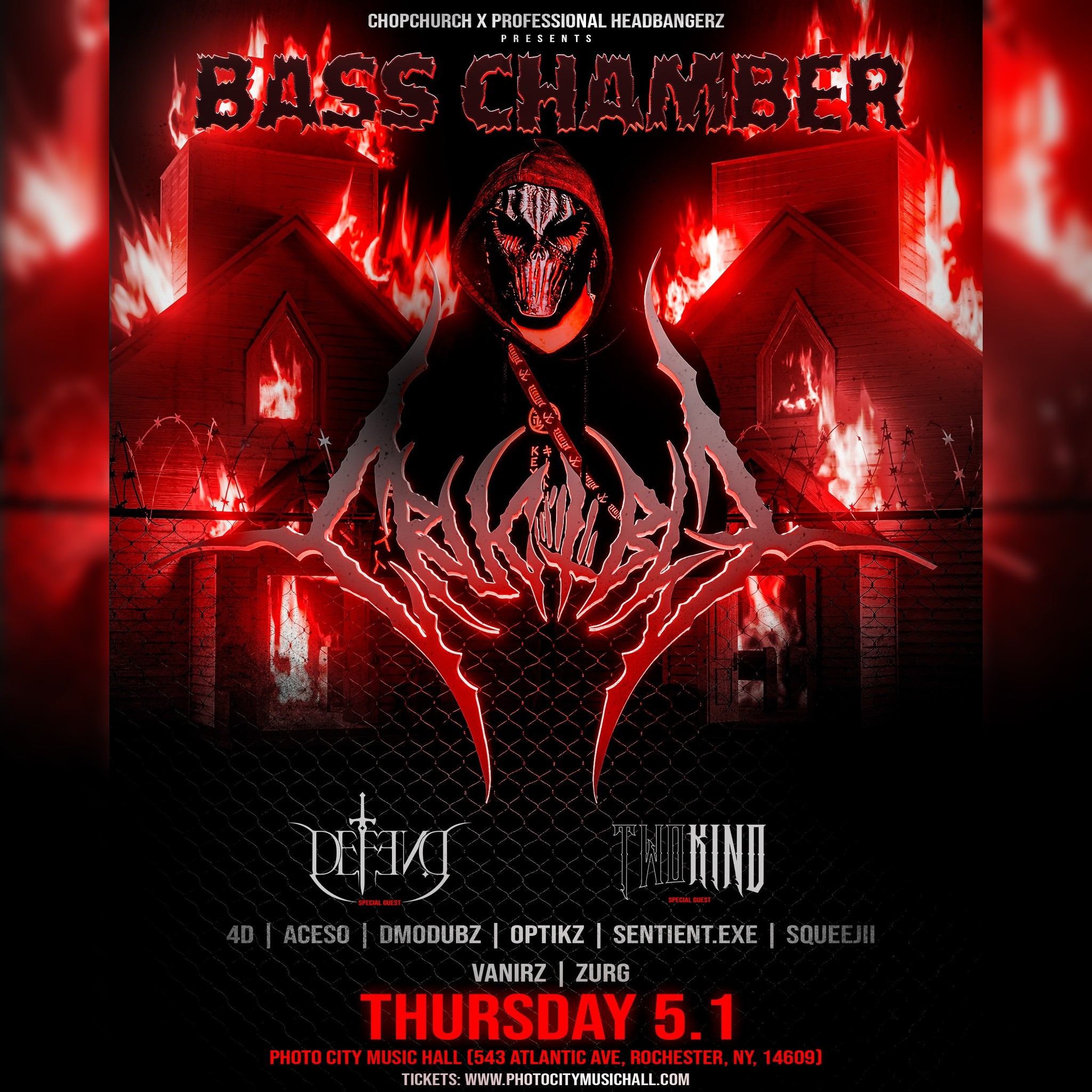 Photo - TODAY (May 1st!) - Bass Chamber - Featuring: Crucible, Defend ...