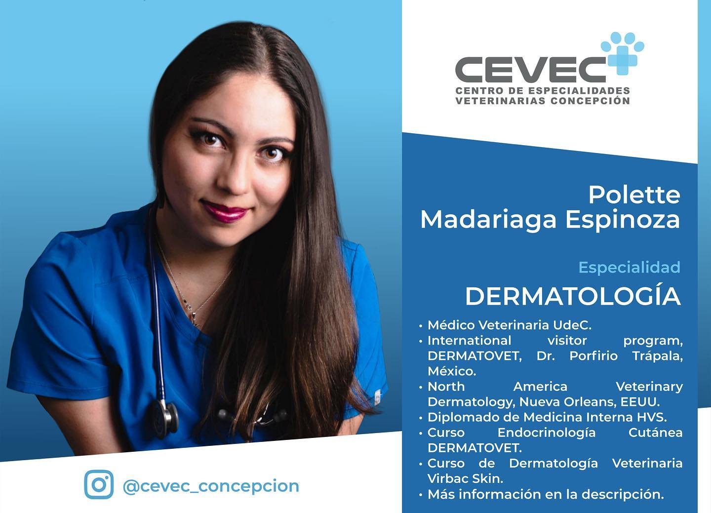 CEVEC - DERMATOLOGÍA Te presentamos a Polette de los...