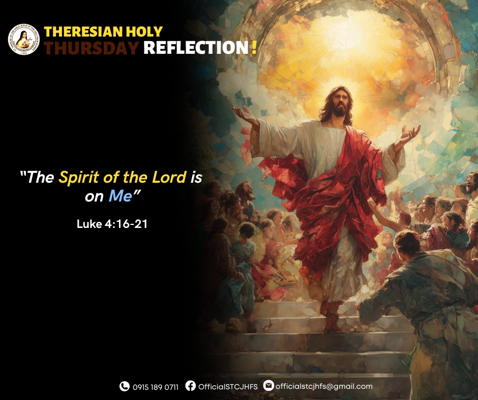On this Holy Thursday, we... - St. Therese CJHF School | Facebook