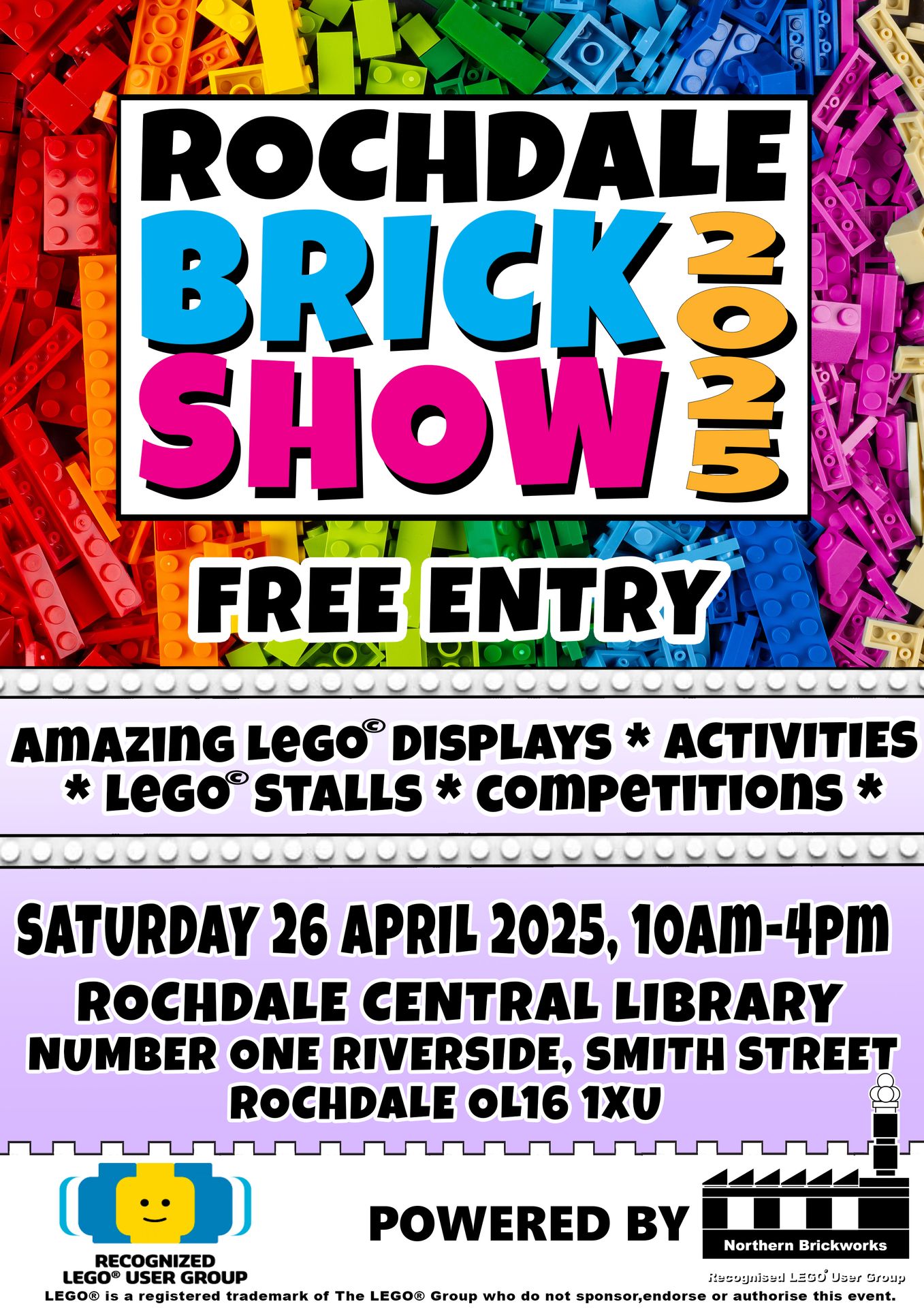 Rochdale - Rochdale Brick Show 2025 📍 Rochdale Central Library 📅 26th ...