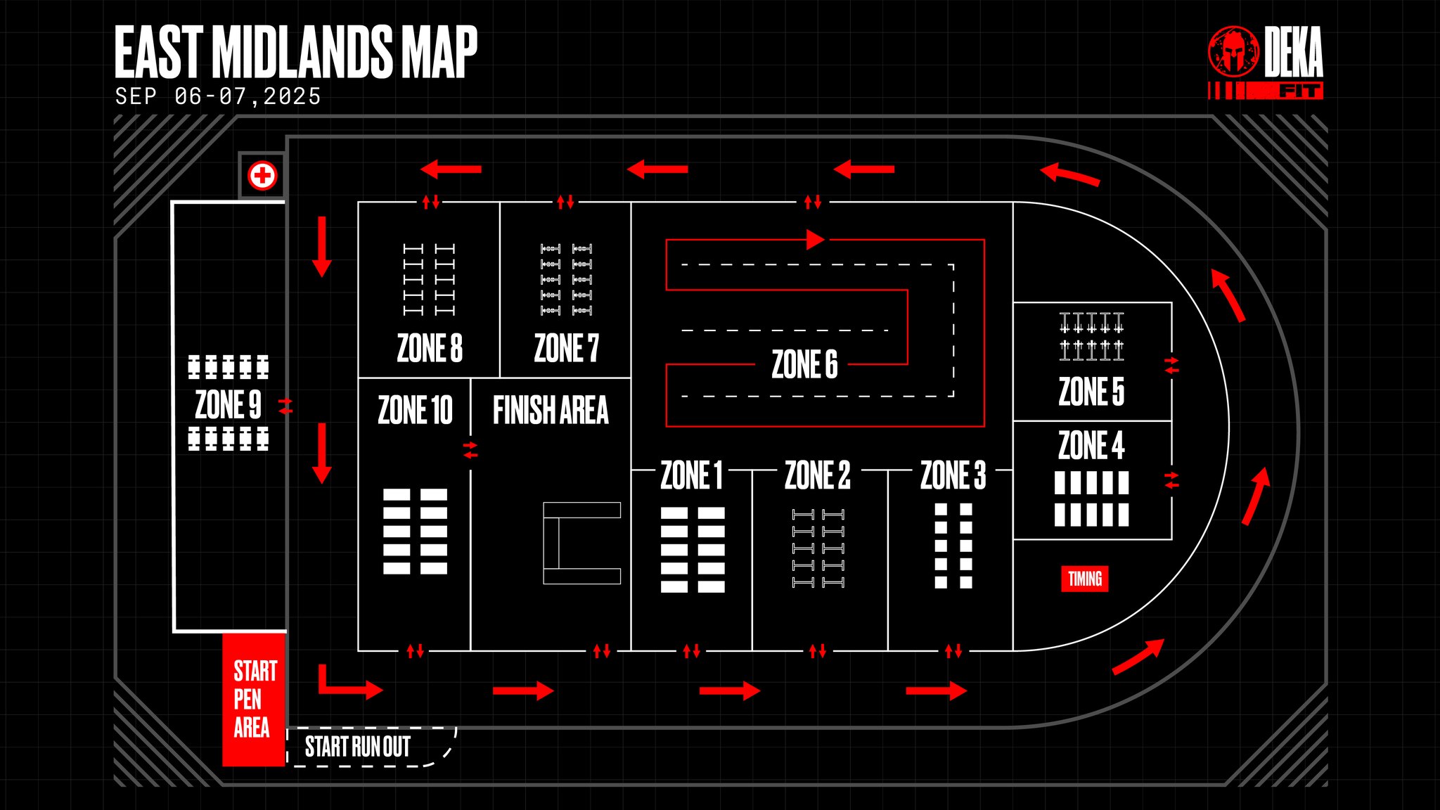 DEKA Europe - The Course Map is Here Get ready, East... | Facebook
